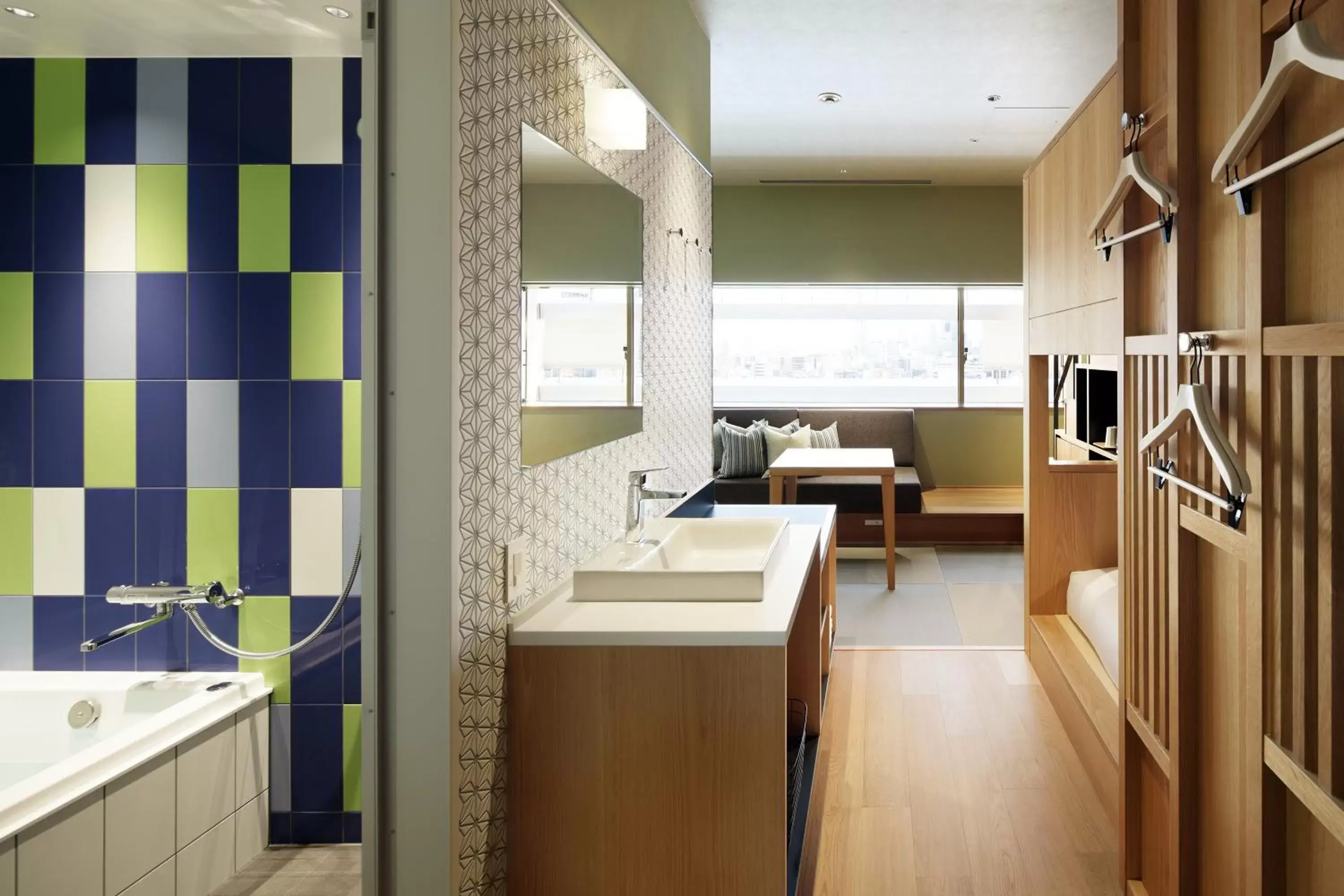 Photo of the whole room in OMO7 Osaka by Hoshino Resorts Photo of the whole room in OMO7 Osaka by Hoshino Resorts