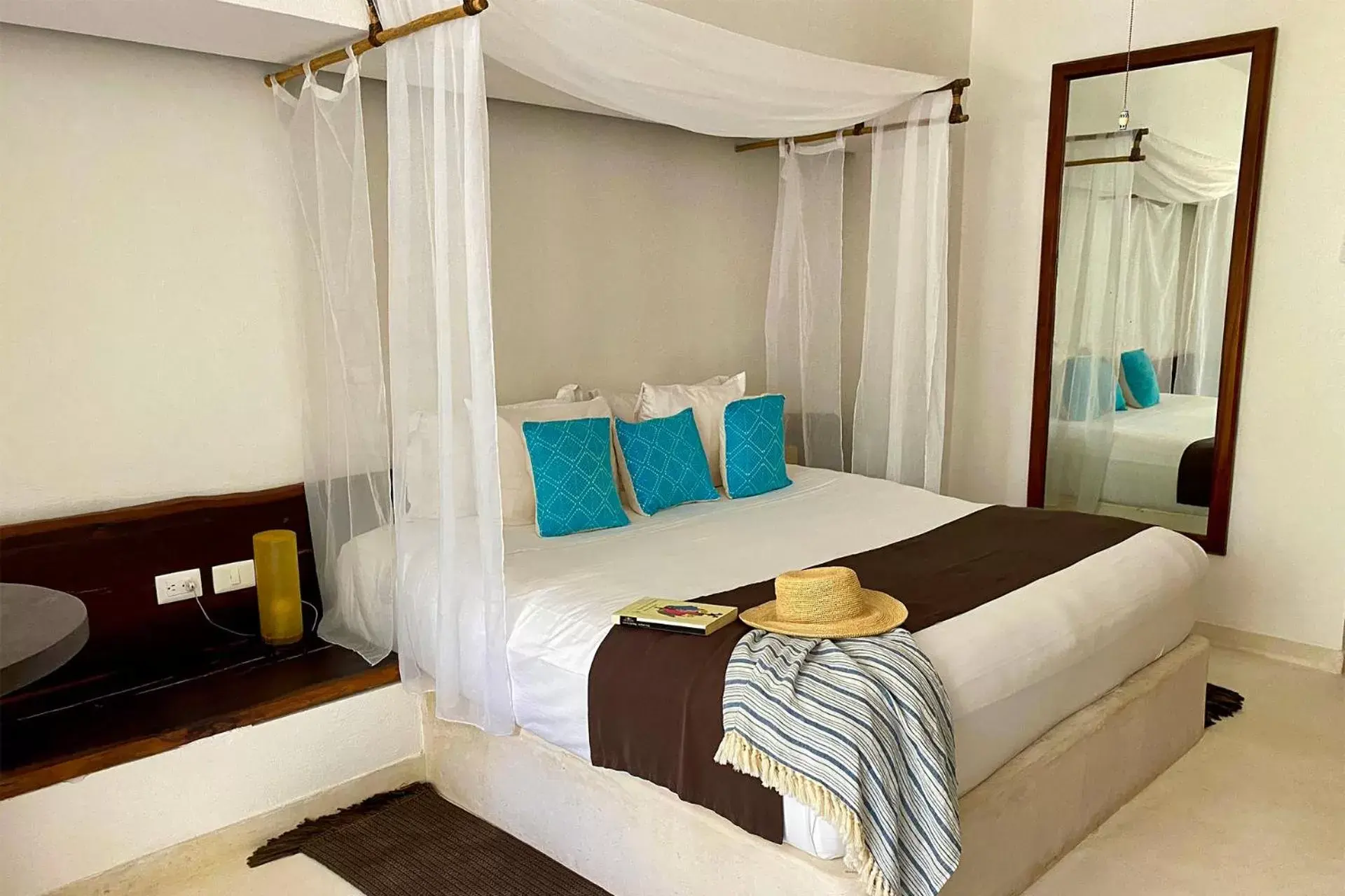 Bedroom, Bed in Cabanas Tulum- Beach Hotel & Spa