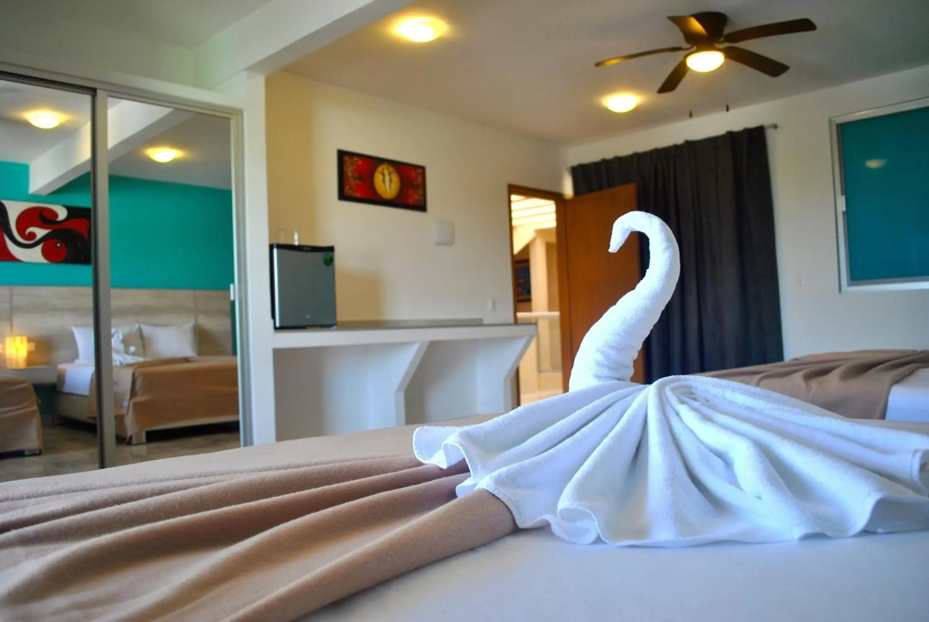 Bed in Hotel Punta Esmeralda