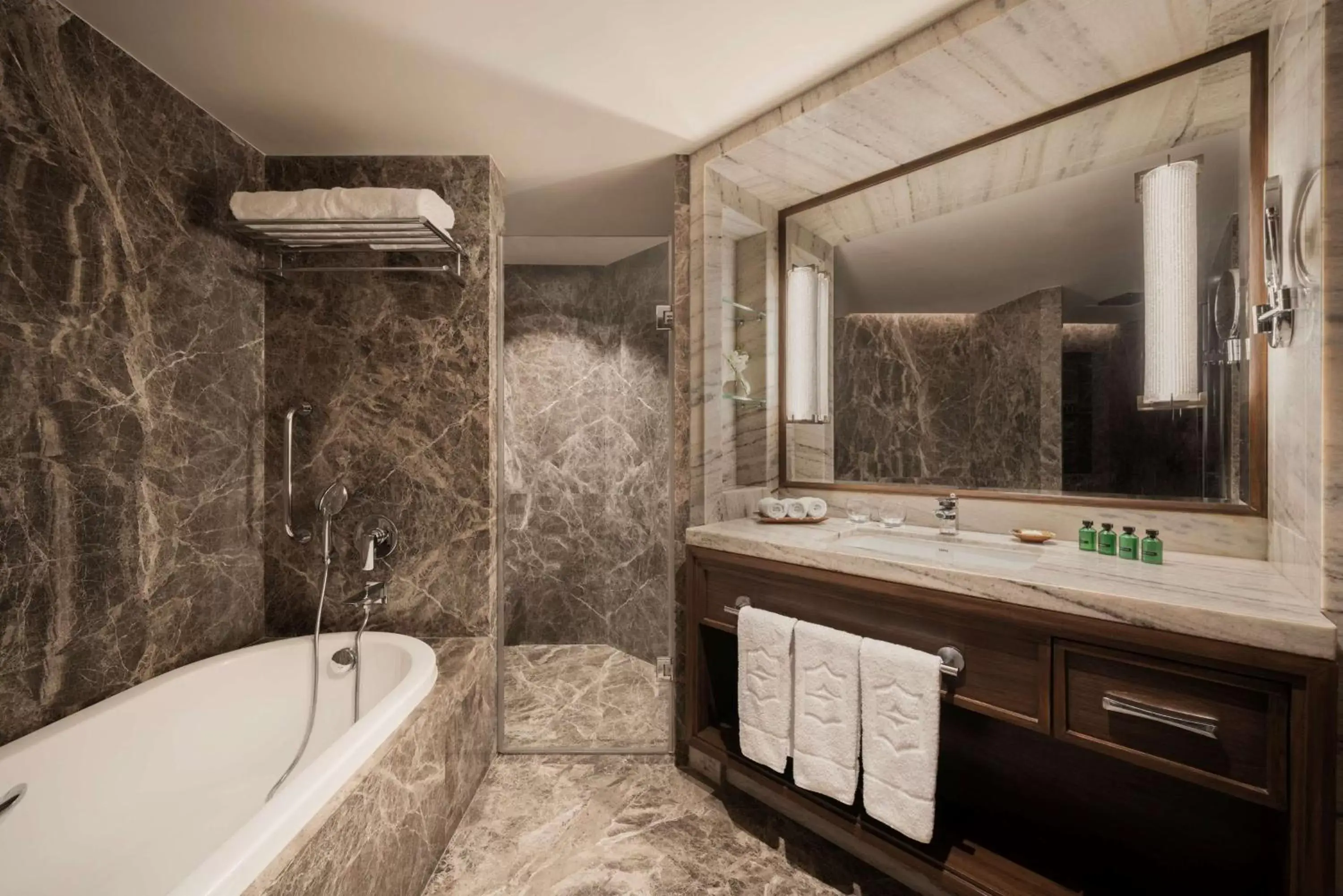 Bathroom in Shangri-La Eros New Delhi