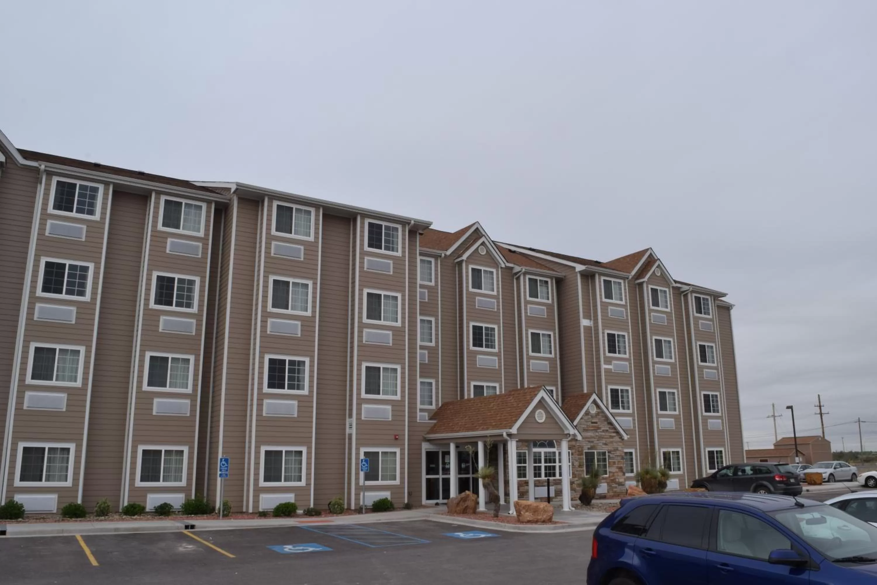 Property building in Microtel Inn and Suites Pecos