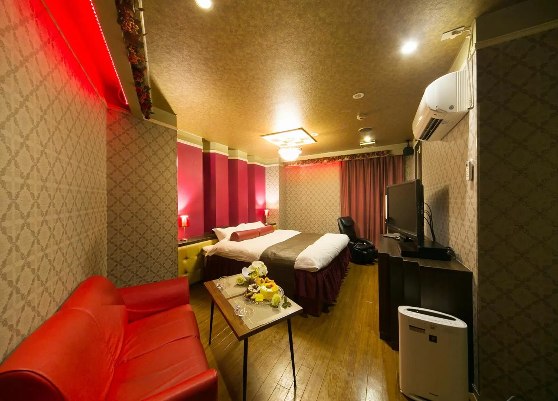 Photo of the whole room, Bed in Hotel Renaissance Sendai -Adult Only