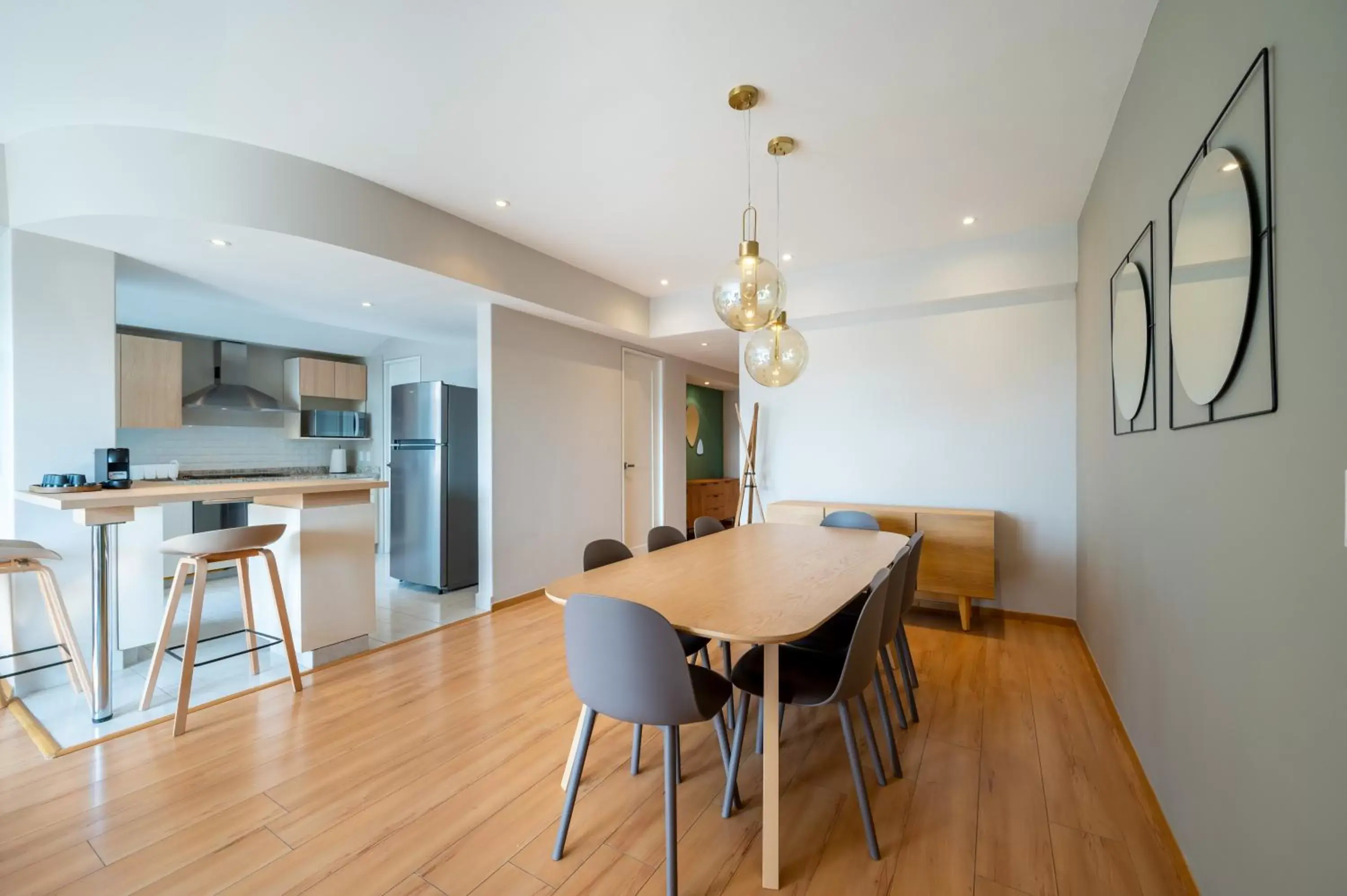 Living room, Dining Area in Capitalia - Apartments - Santa Fe