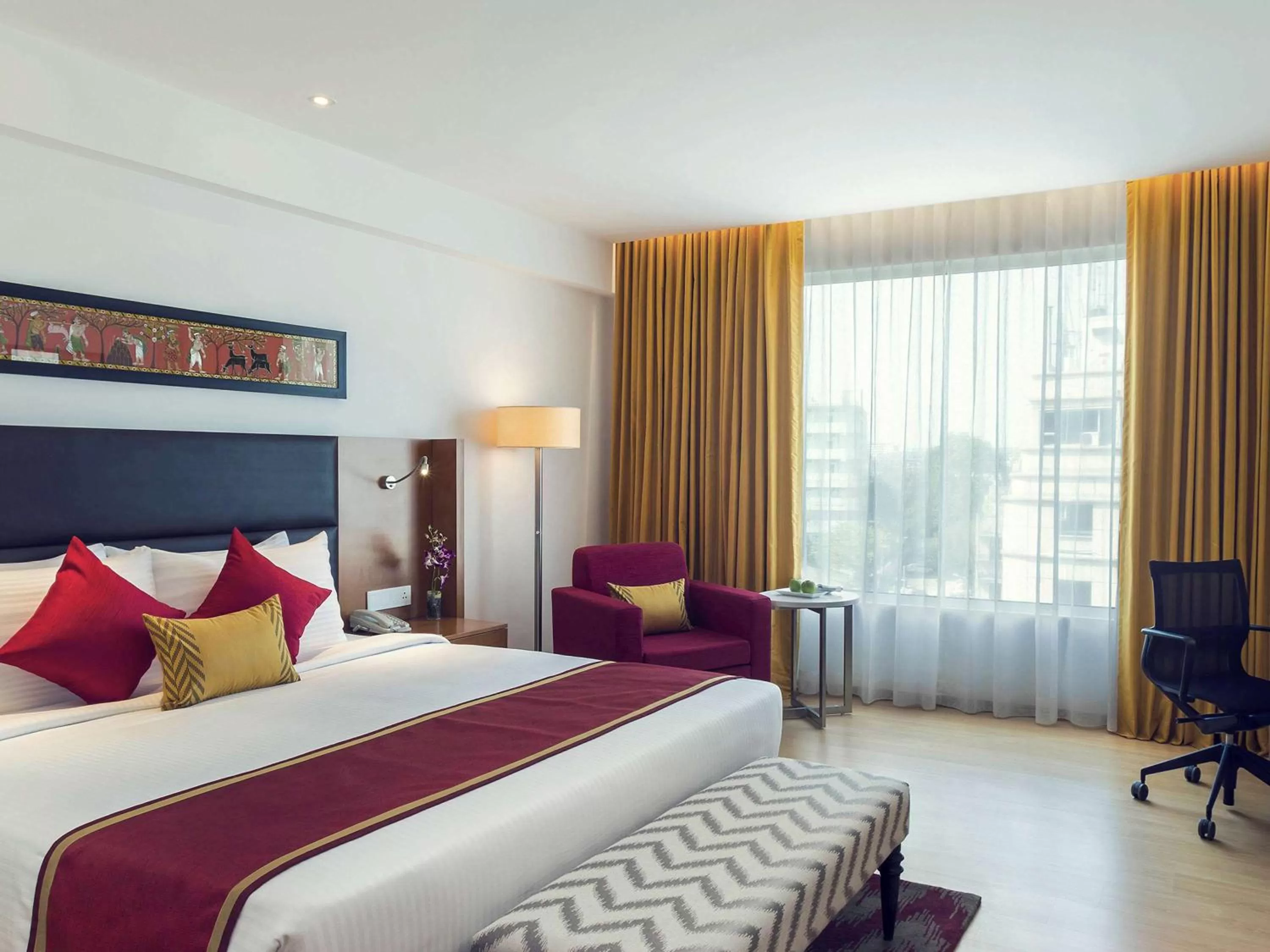 Photo of the whole room, Bed in Mercure Hyderabad KCP Banjara Hills, An Accor Hotel