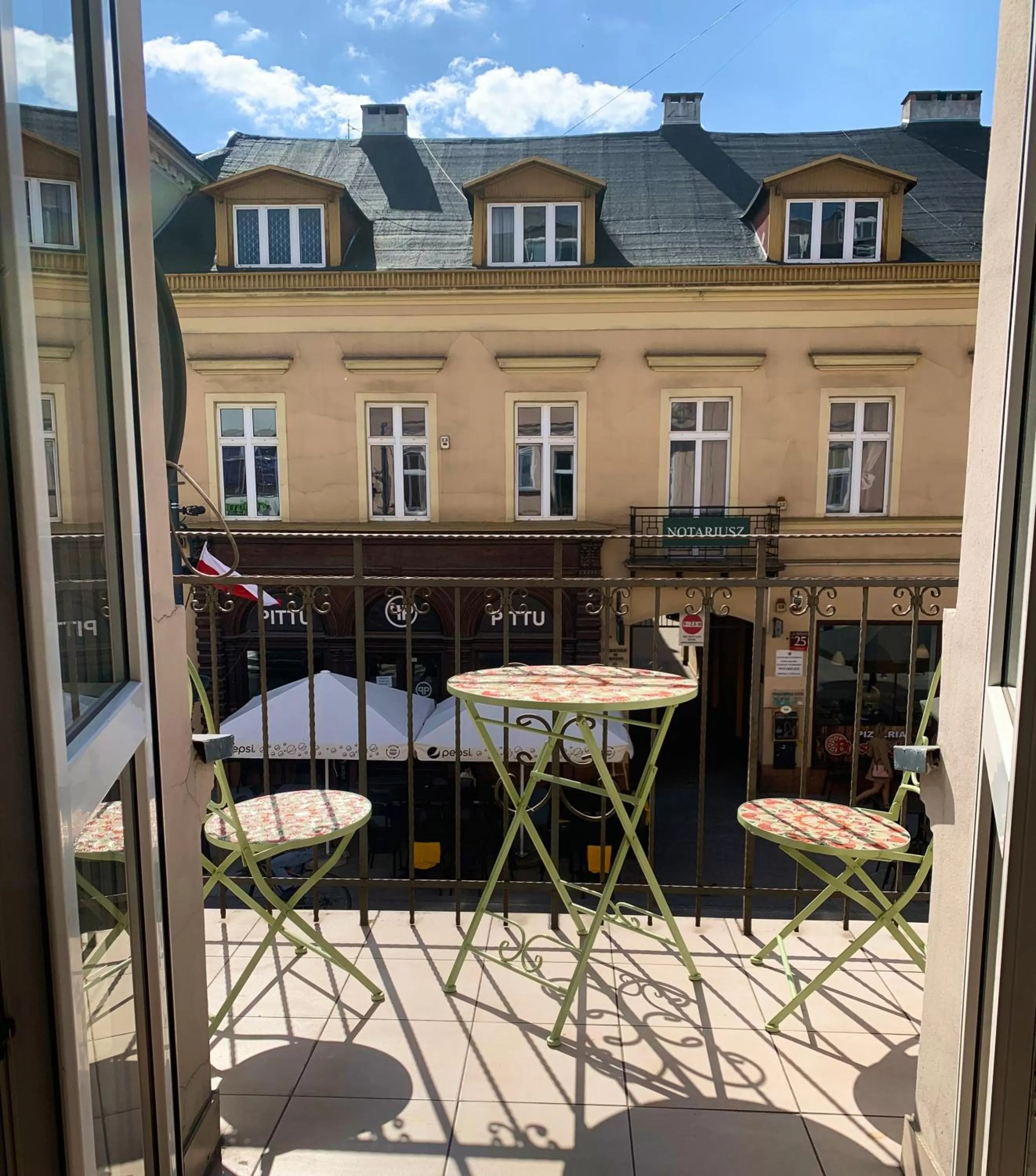 Balcony/Terrace in Apartamenty Piotrkowska 28 by Good Time