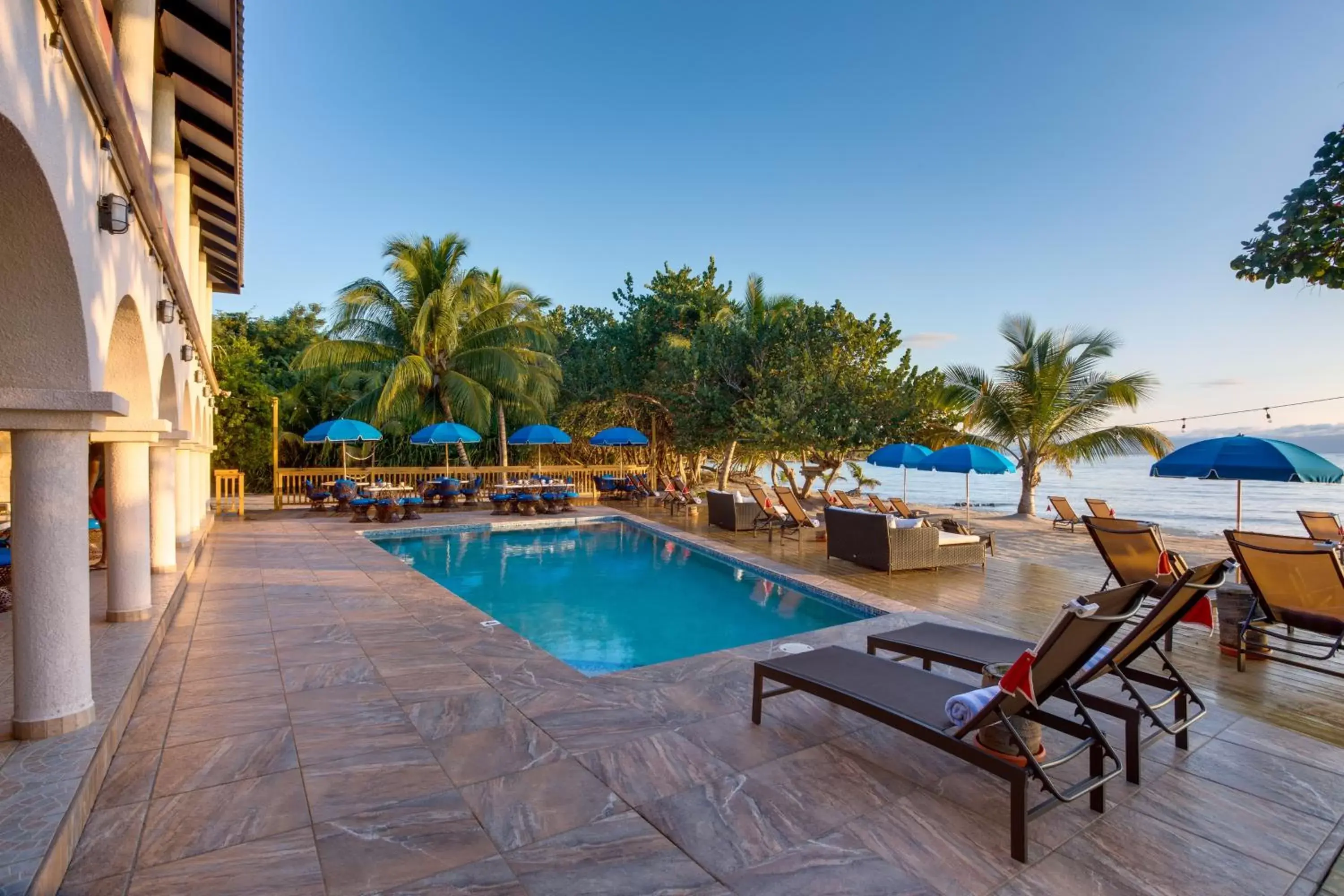 Swimming Pool in Mariposa Belize Beach Resort