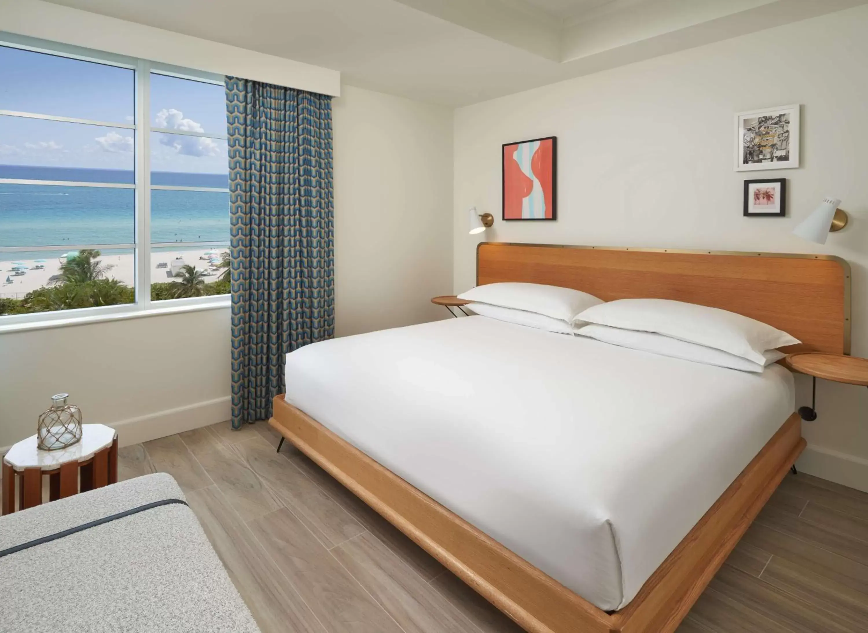 Bedroom, Bed in The Confidante Miami Beach, part of Hyatt