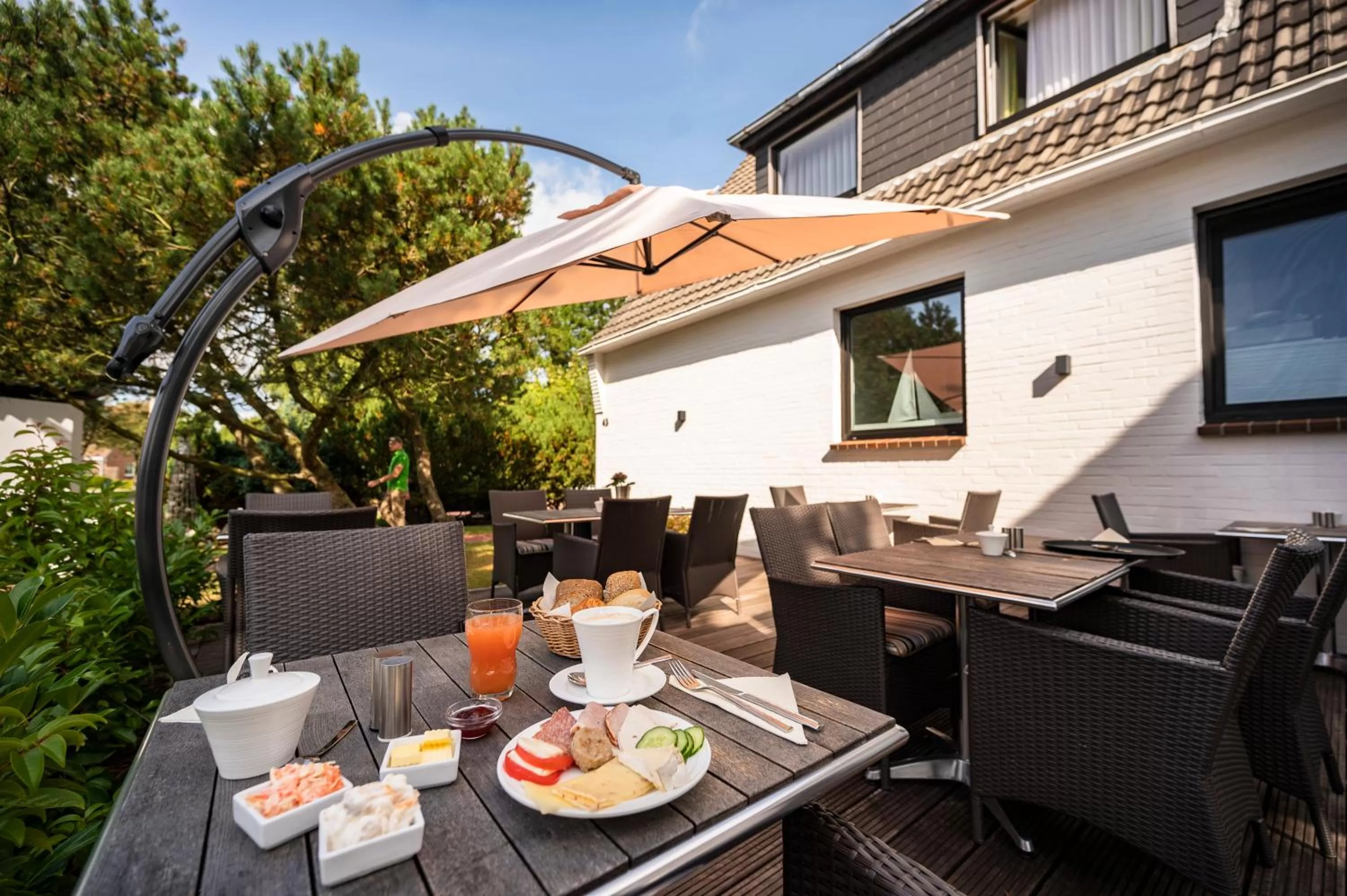 Garden, Restaurant/Places to Eat in Hotel Das kleine Glück - Adults Only