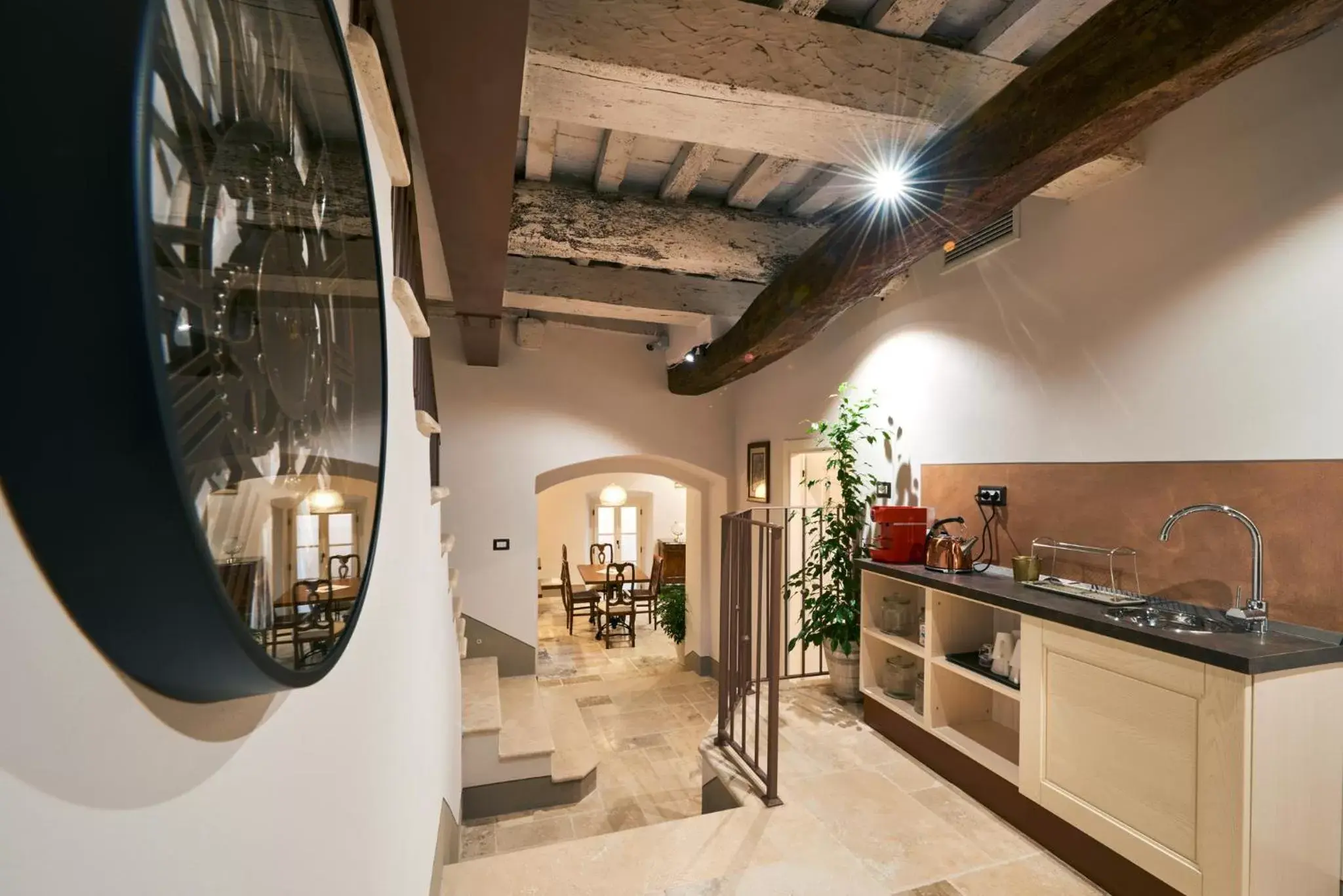 Coffee/tea facilities, Kitchen/Kitchenette in Palazzo Pio III - Residenza d'epoca