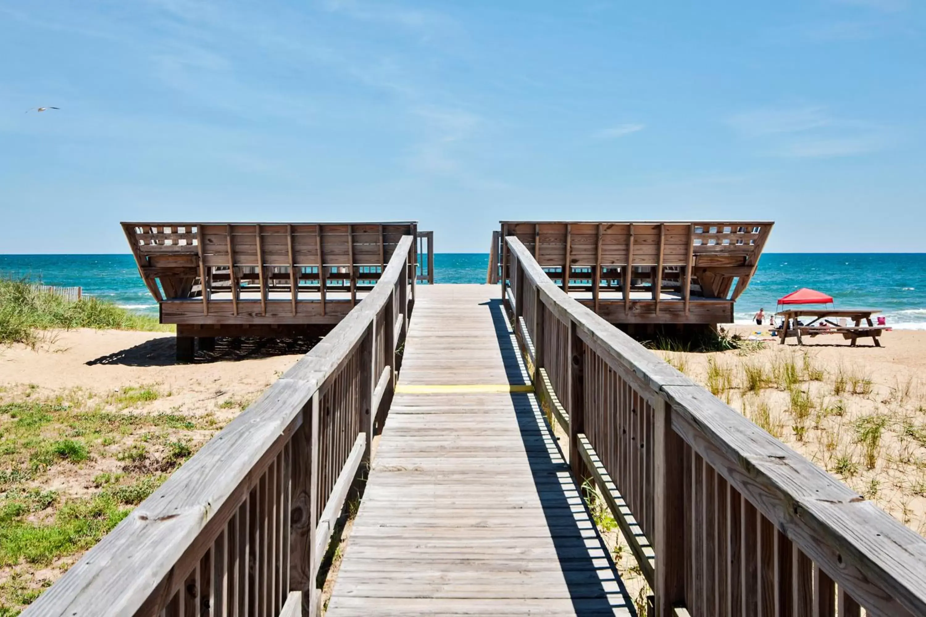 Beach in John Yancey Oceanfront Inn