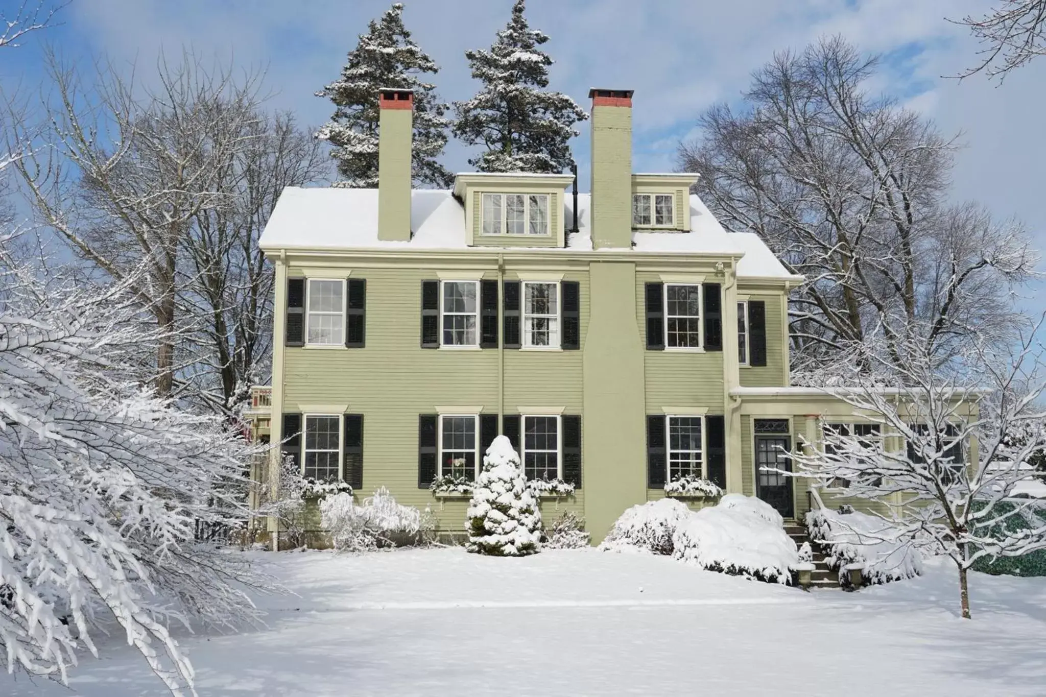 Property building, Winter in Delano Homestead Bed and Breakfast