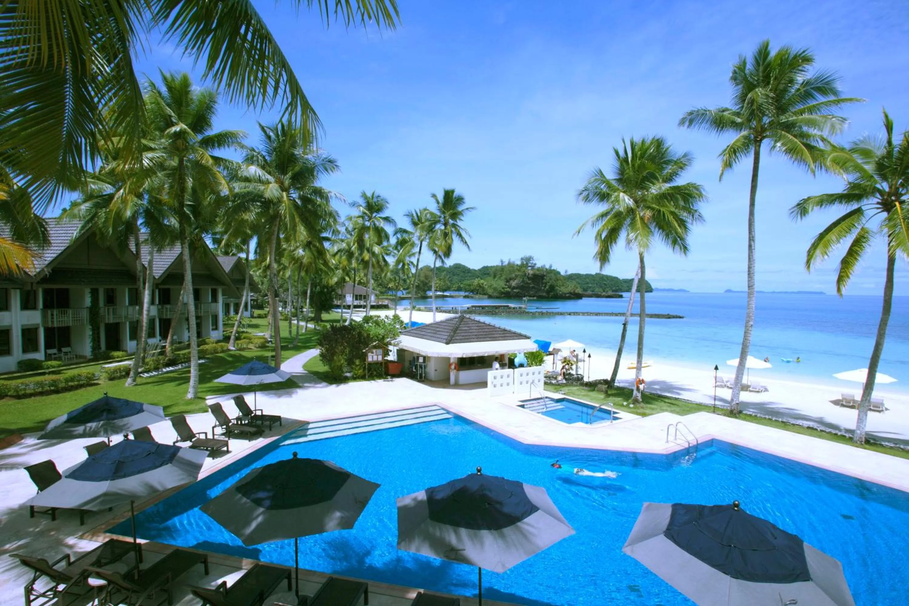 Swimming pool in Palau Pacific Resort & The Pristine Villas and Bungalows