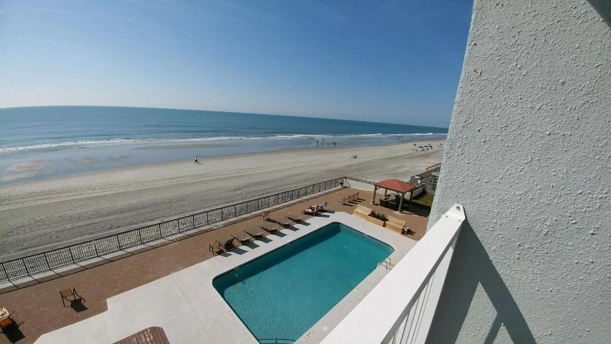 Pool view in Garden City Inn Pool view in Garden City Inn