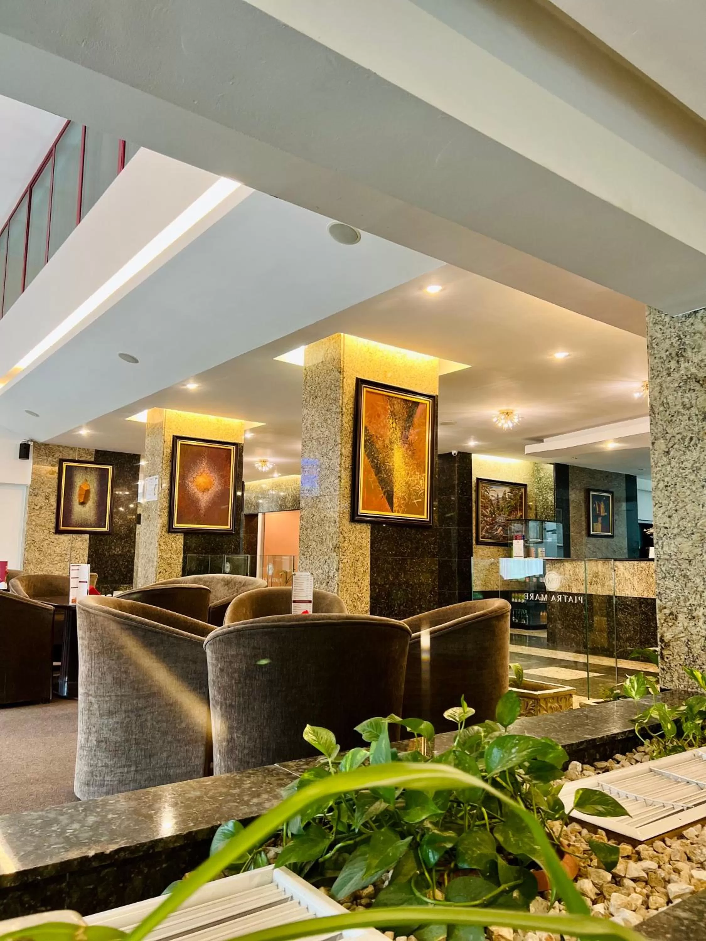 Lounge or bar in Hotel Piatra Mare