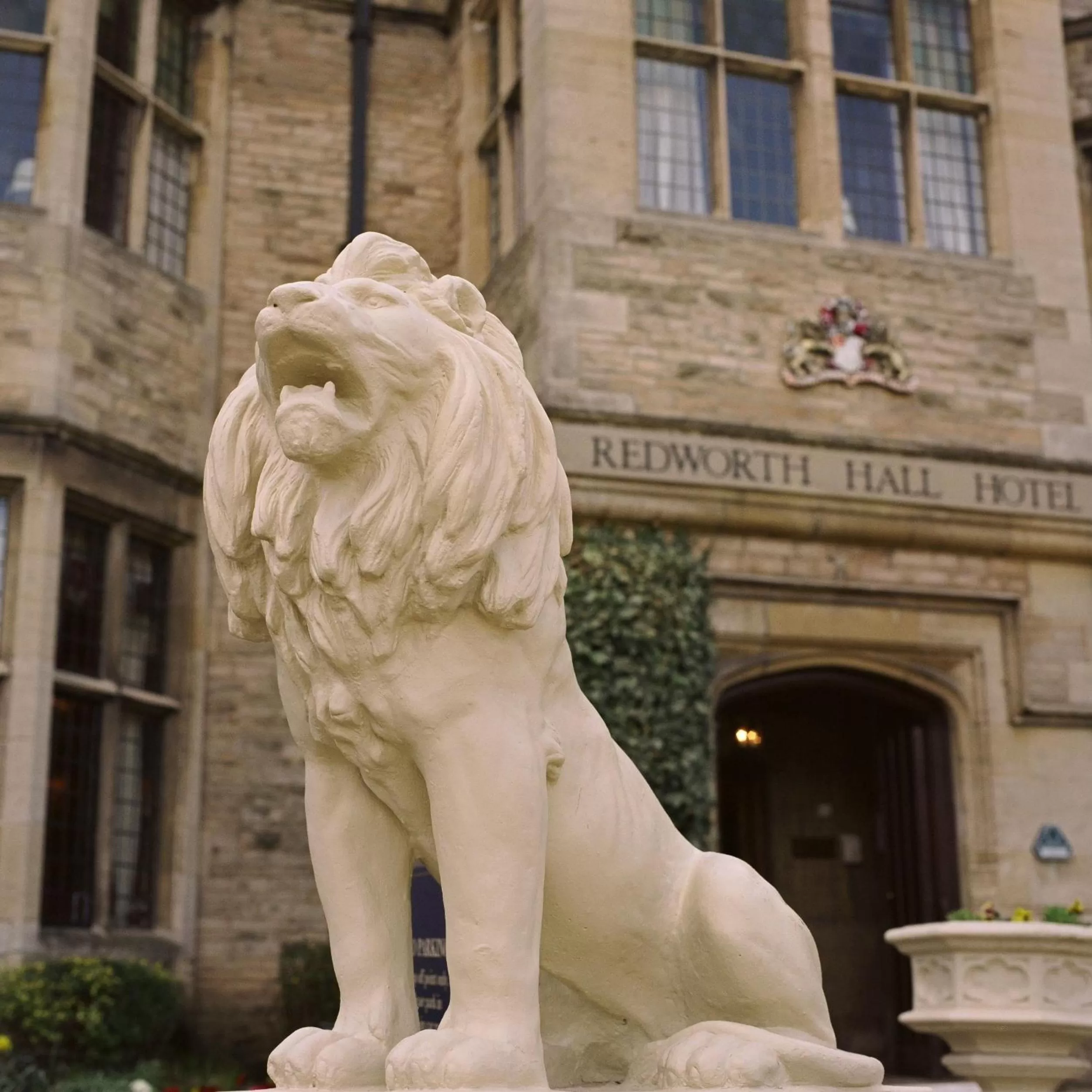 Facade/entrance in Redworth Hall Hotel- Part of the Cairn Collection