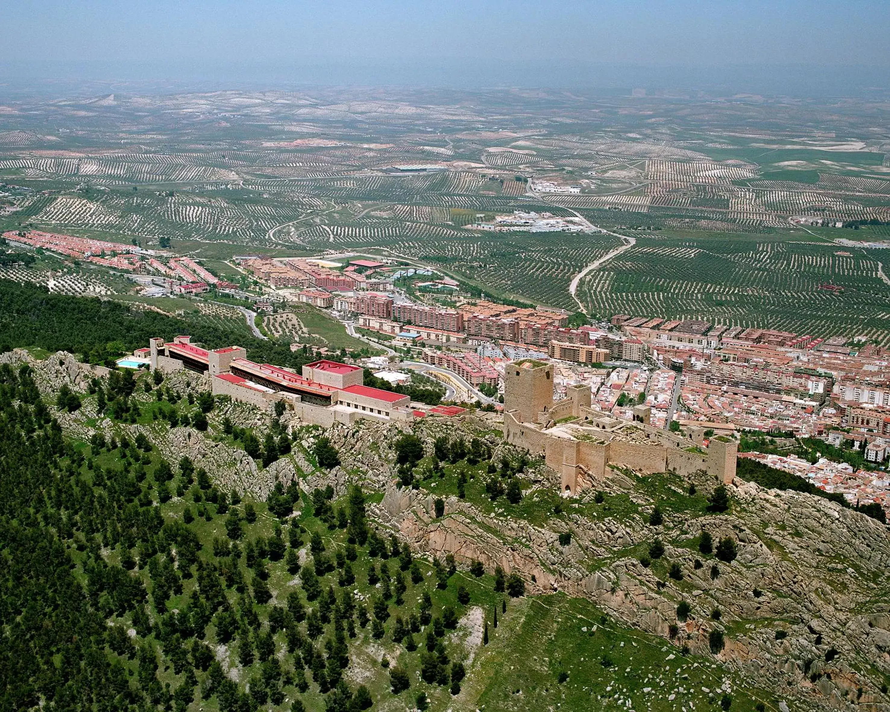 Bird's eye view, Bird's-eye View in Parador de Jaén