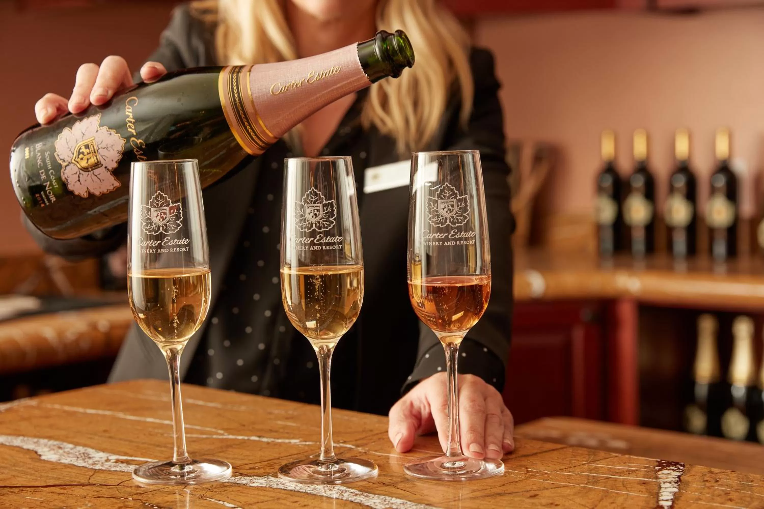 Drinks in Carter Estate Winery and Resort