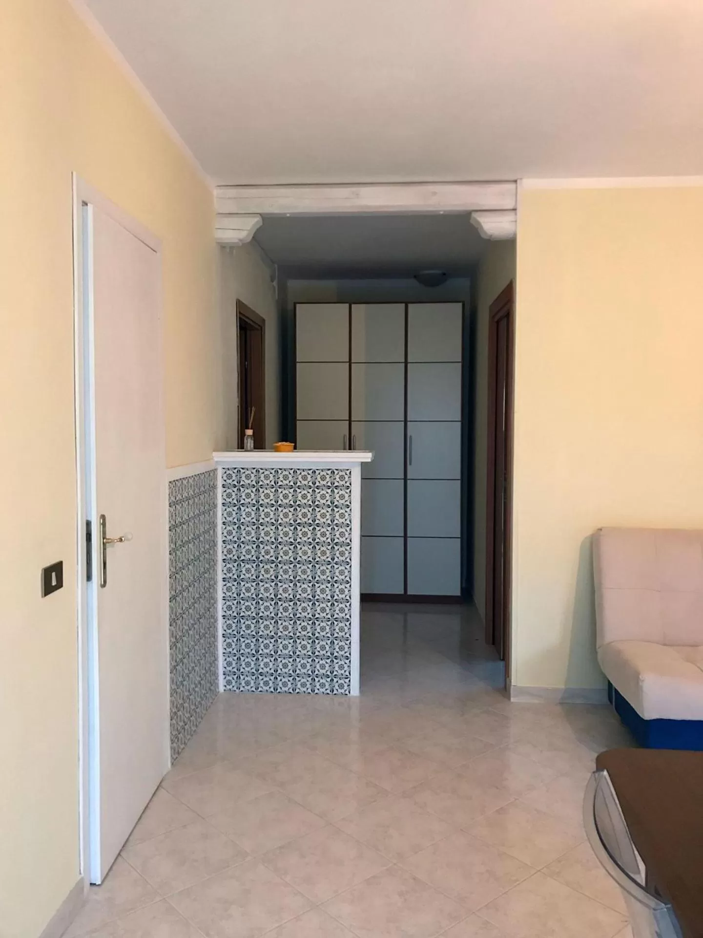 Living room, Bathroom in Residence del Golfo