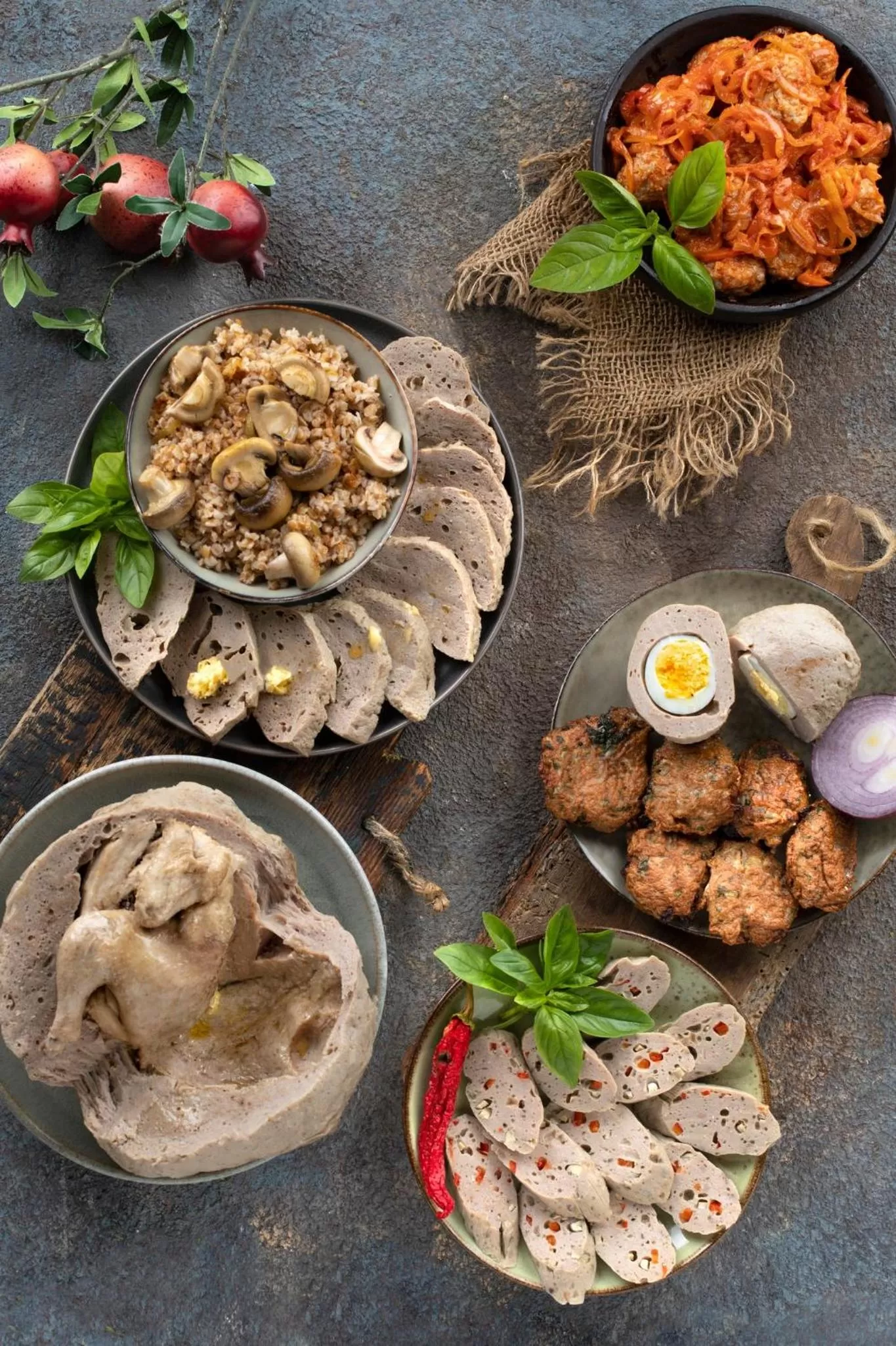 Food in Machanents Art Hotel