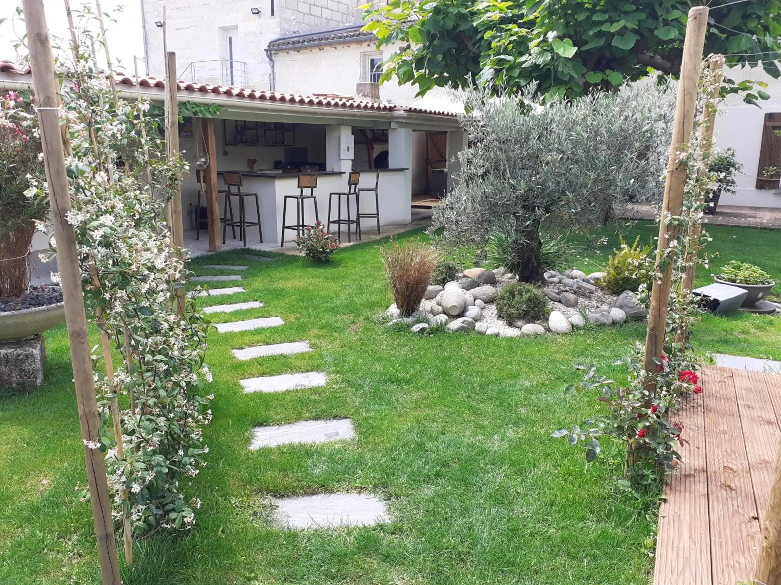 Garden in Chez Jeanfi