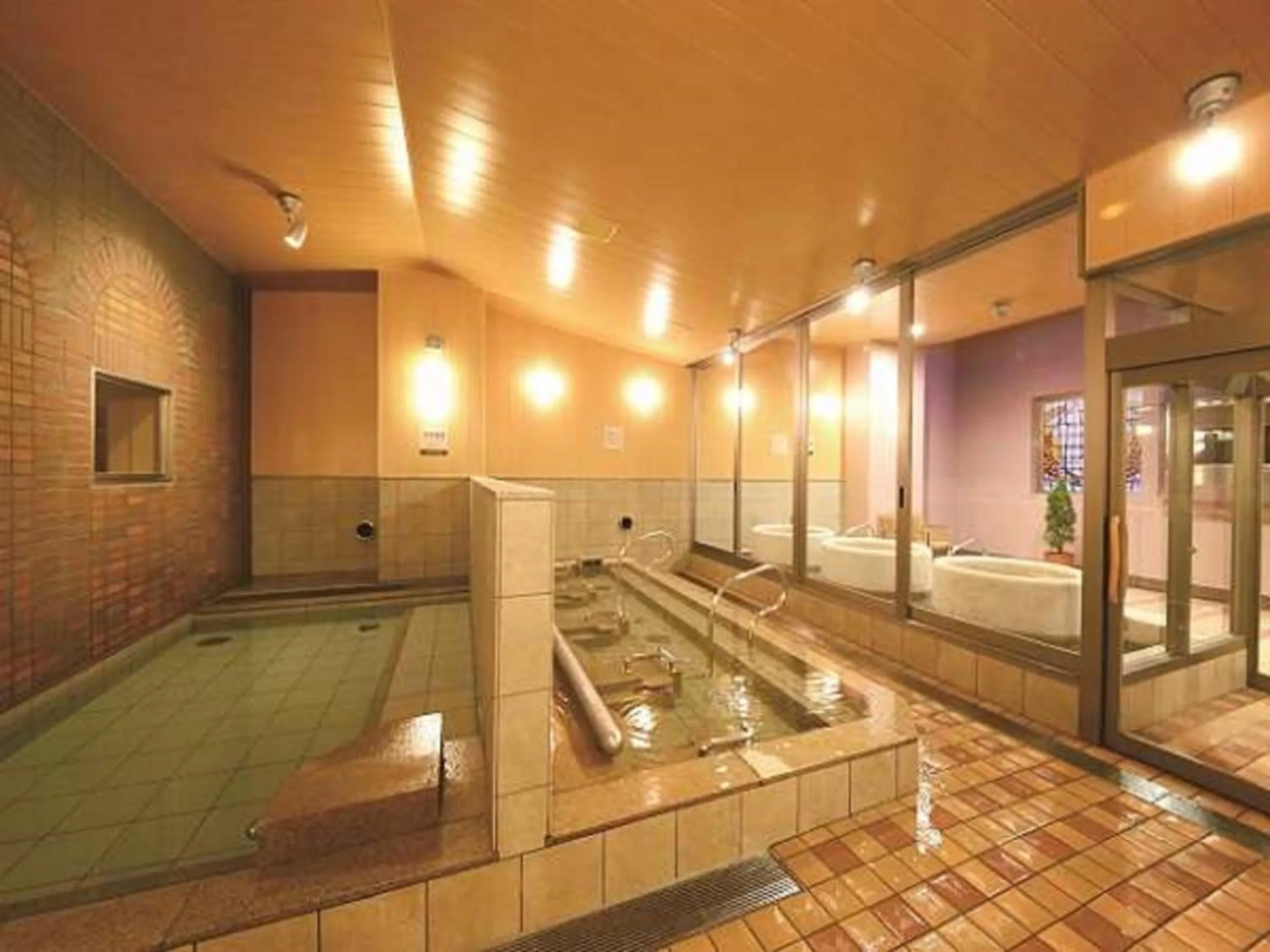 Hot Spring Bath in Hotel WBF Grande Asahikawa