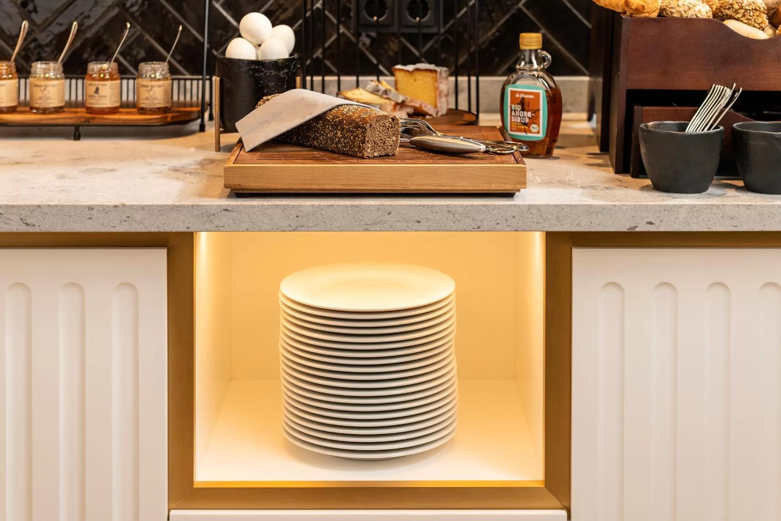 Breakfast in Hotel Schillerhof, Weimar