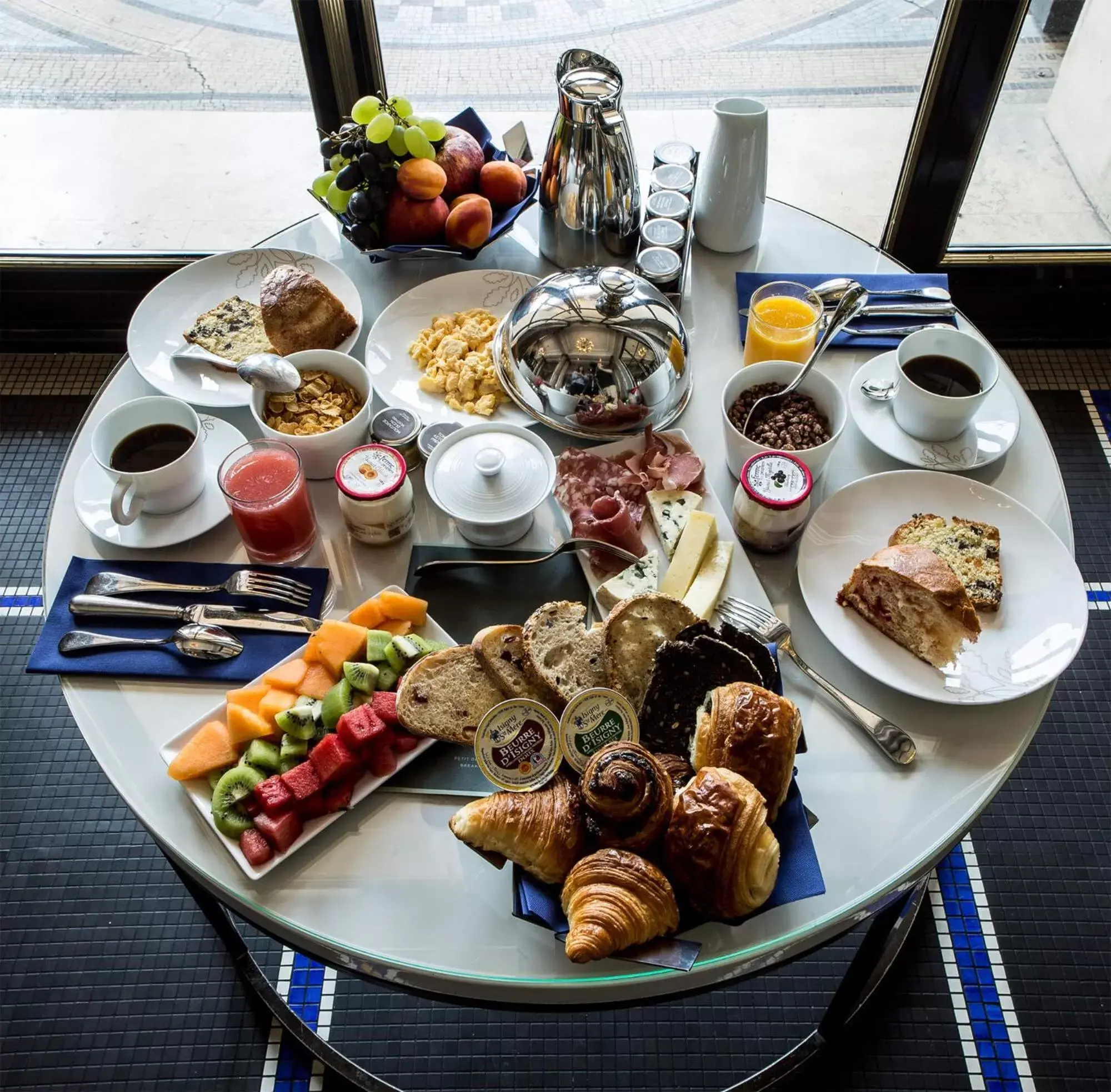 American breakfast in Hôtel Brighton - Esprit de France