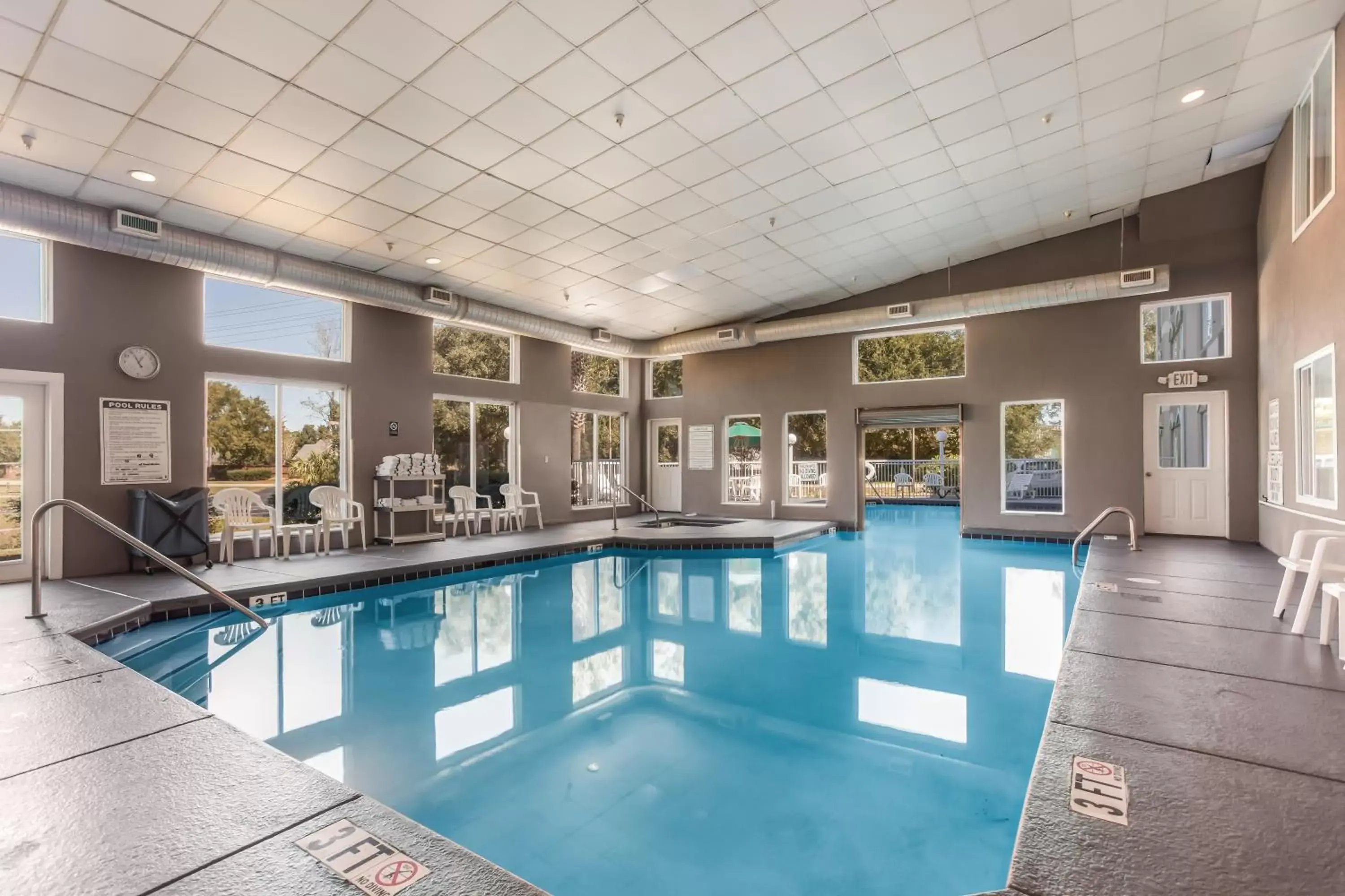 Pool view in Sleep Inn Little River - North Myrtle Beach Pool view in Sleep Inn Little River - North Myrtle Beach