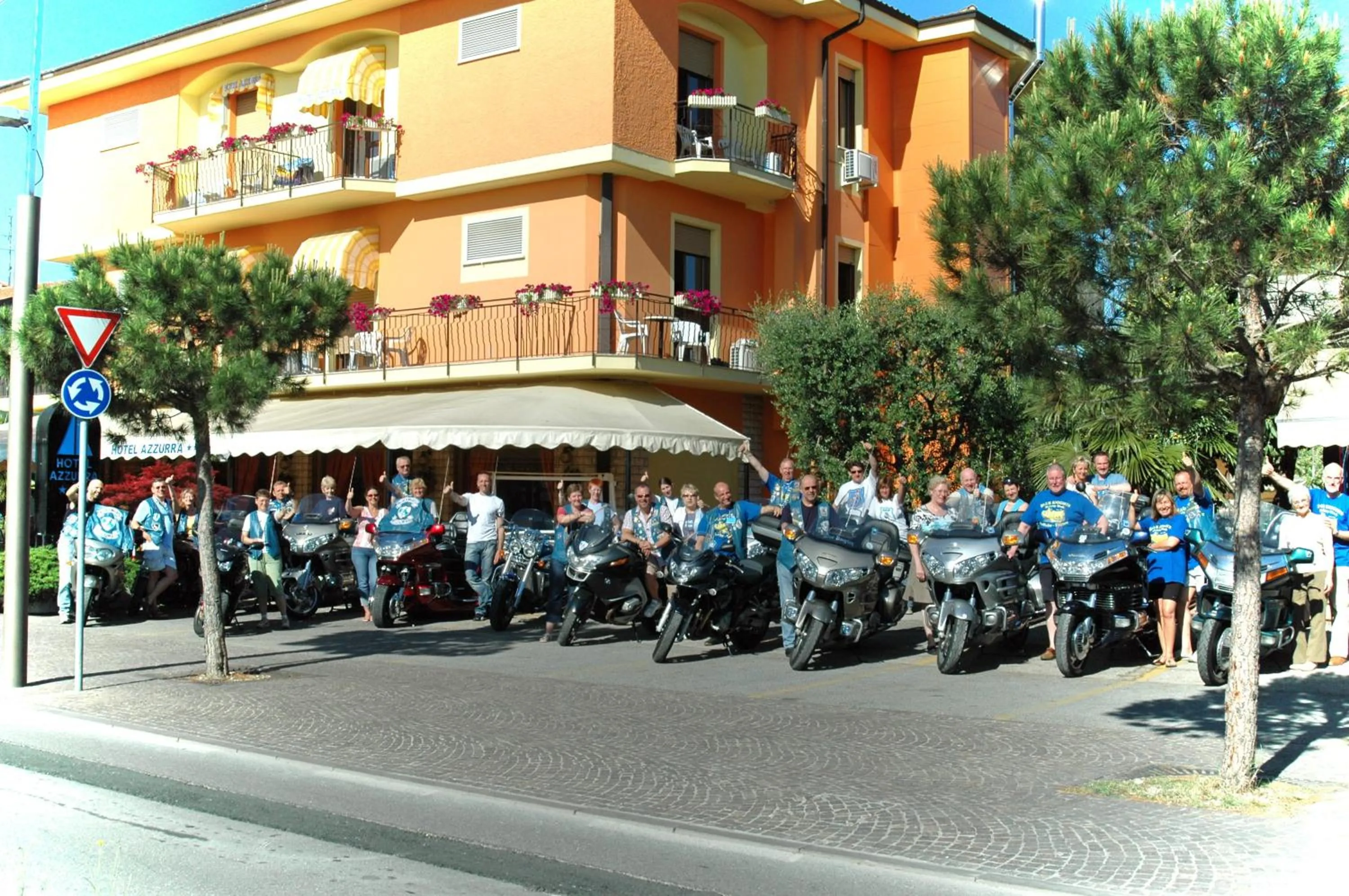 Facade/entrance in Hotel Azzurra