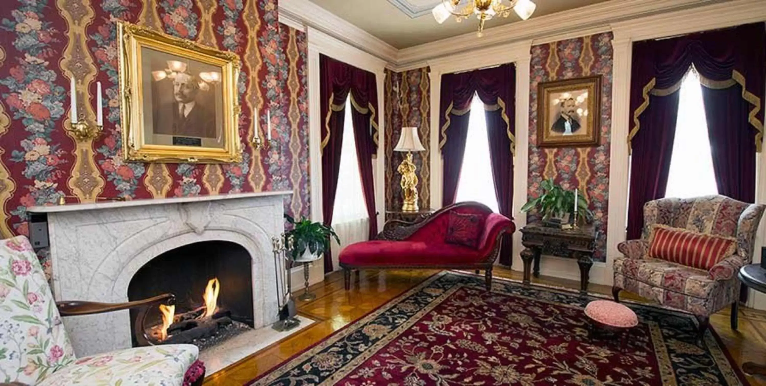 Communal lounge/ TV room, Seating Area in The Emig Mansion