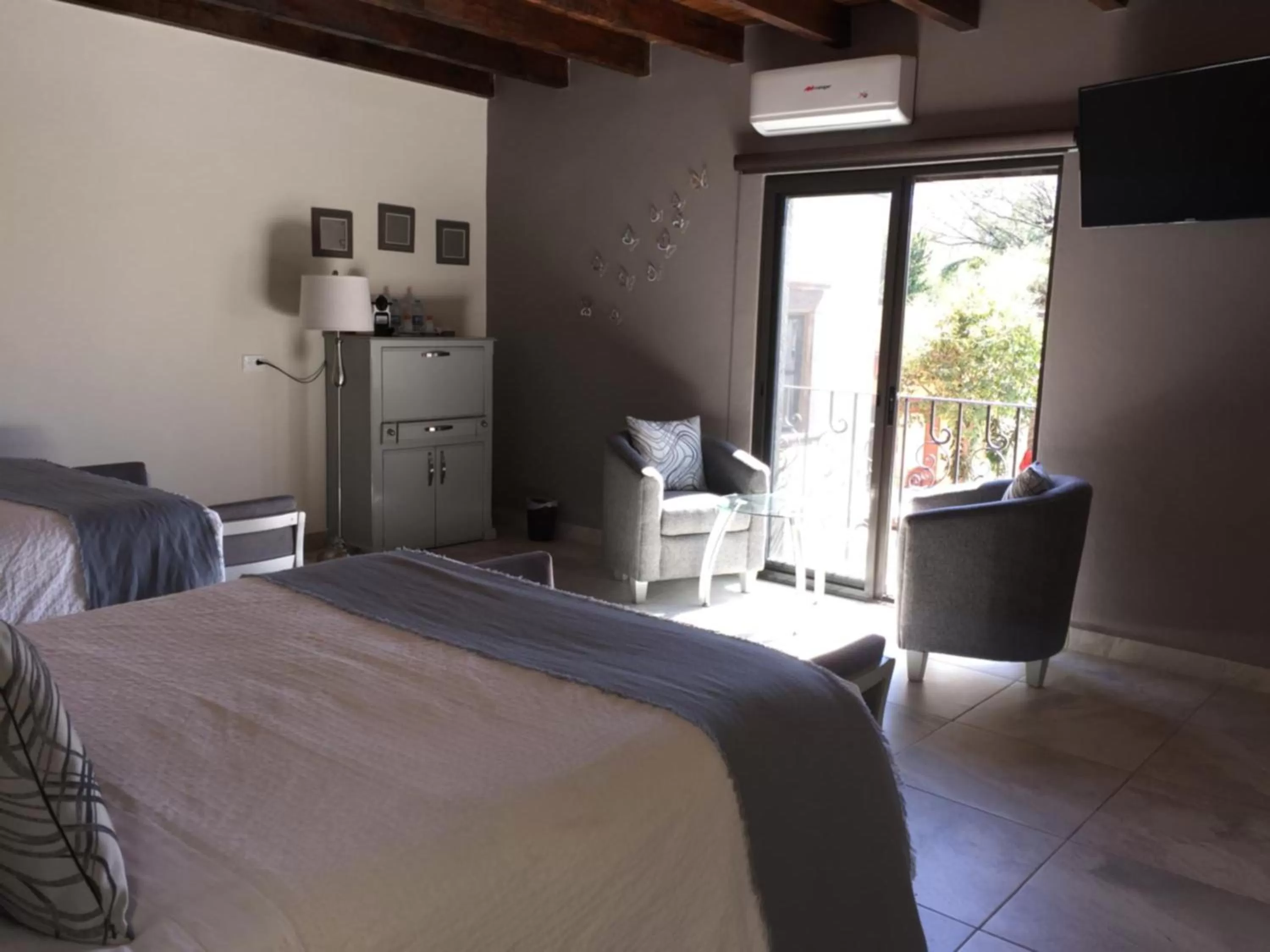 Bed in Hotel Casa Don Quijote