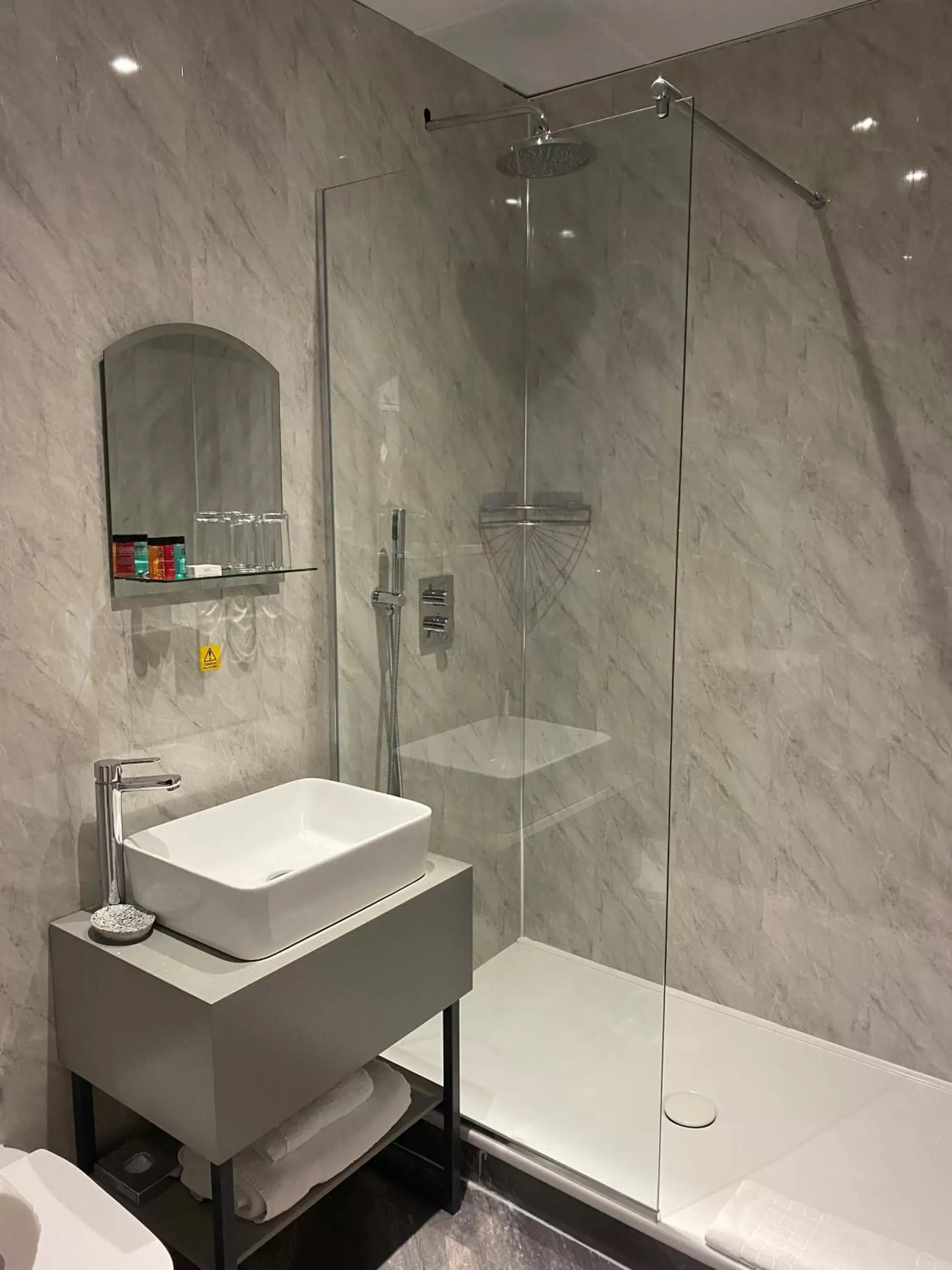 Shower, Bathroom in Wroxall Abbey Hotel