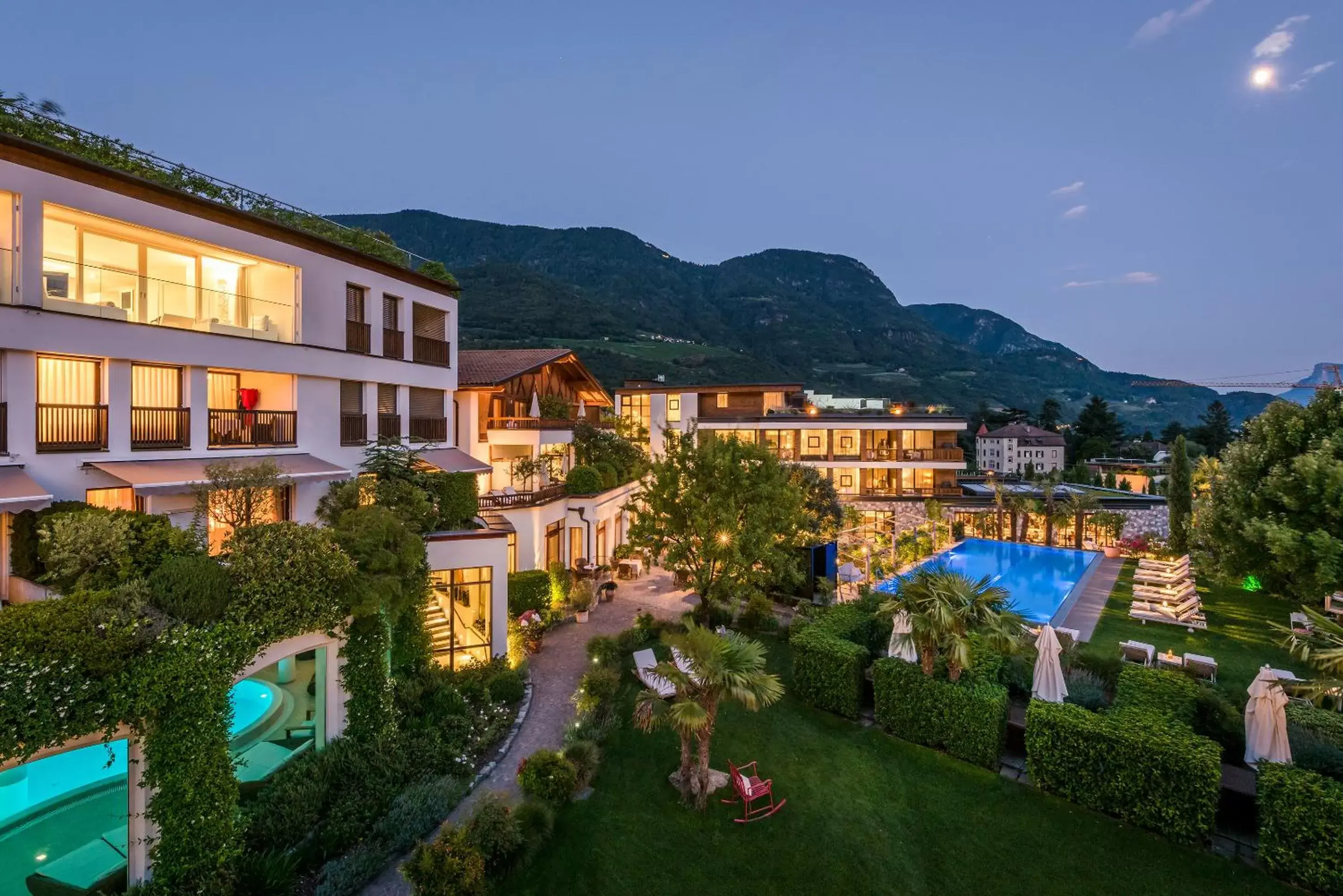 Natural landscape, Pool View in Hotel Ansitz Plantitscherhof