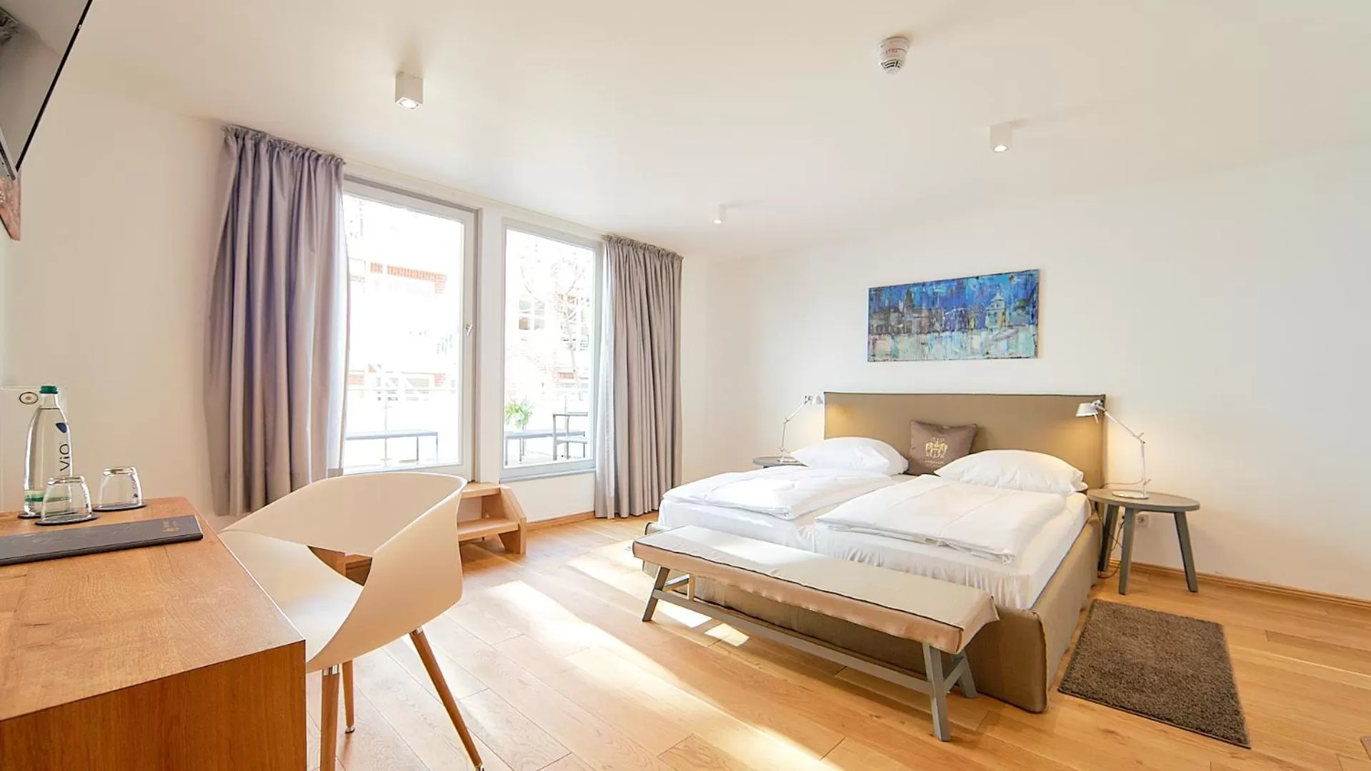 Photo of the whole room, Bed in Anno 1433 Hotel Lüneburg