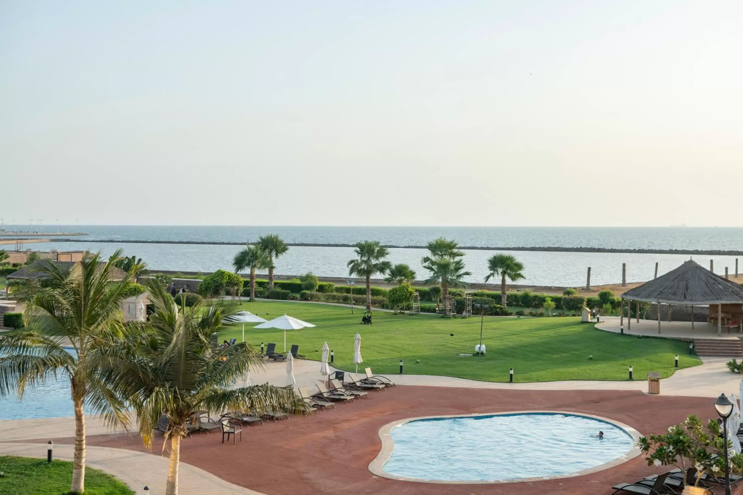 Pool view in Radisson Blu Resort Jizan