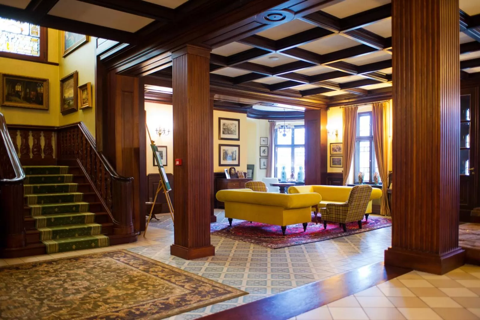 Living room in Pałac Wiejce