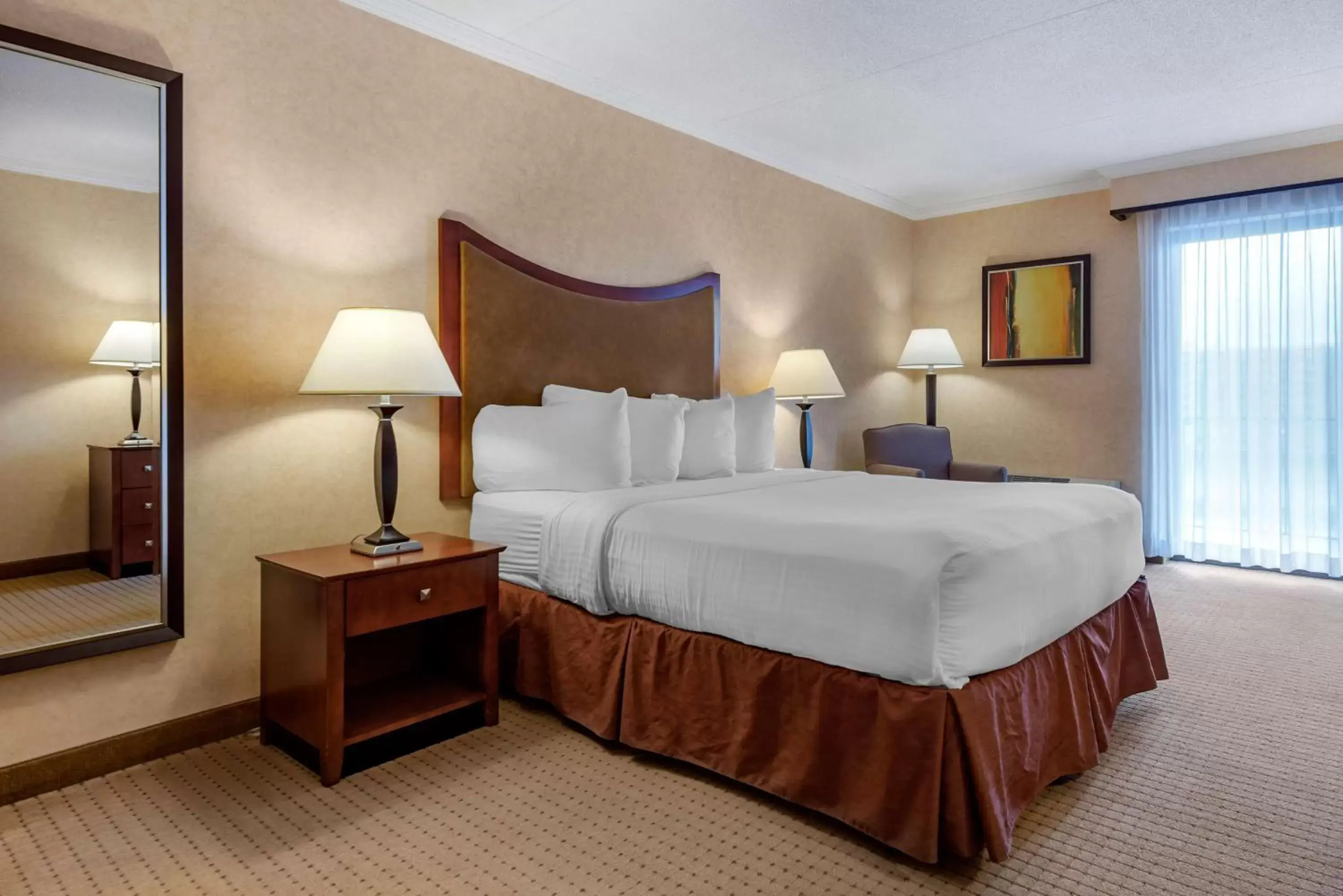 Bed in Best Western Plus Oswego Hotel and Conference Center Bed in Best Western Plus Oswego Hotel and Conference Center