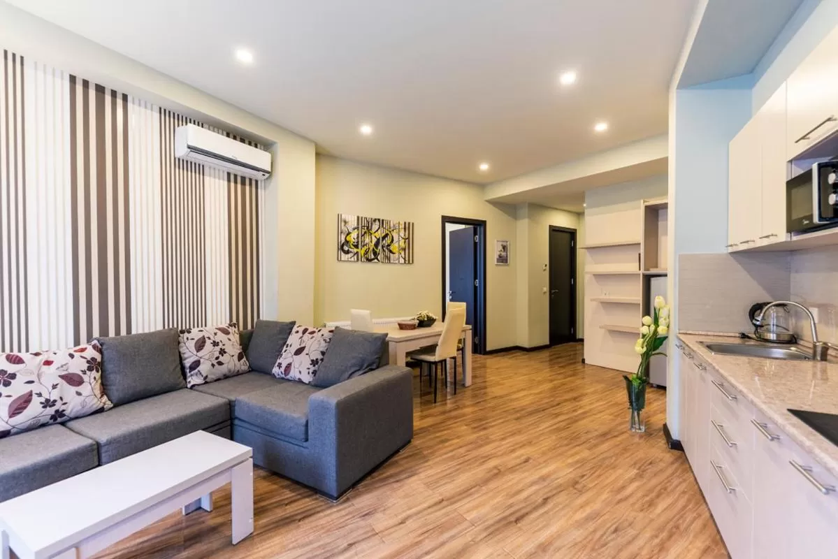 Living room in Sani Apart Hotel