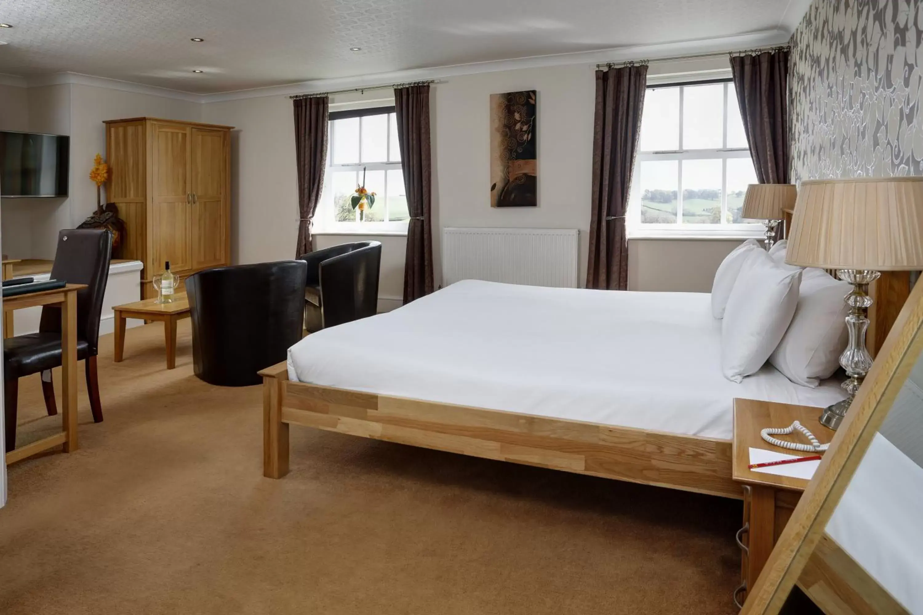 Bedroom in Best Western Lord Haldon Hotel