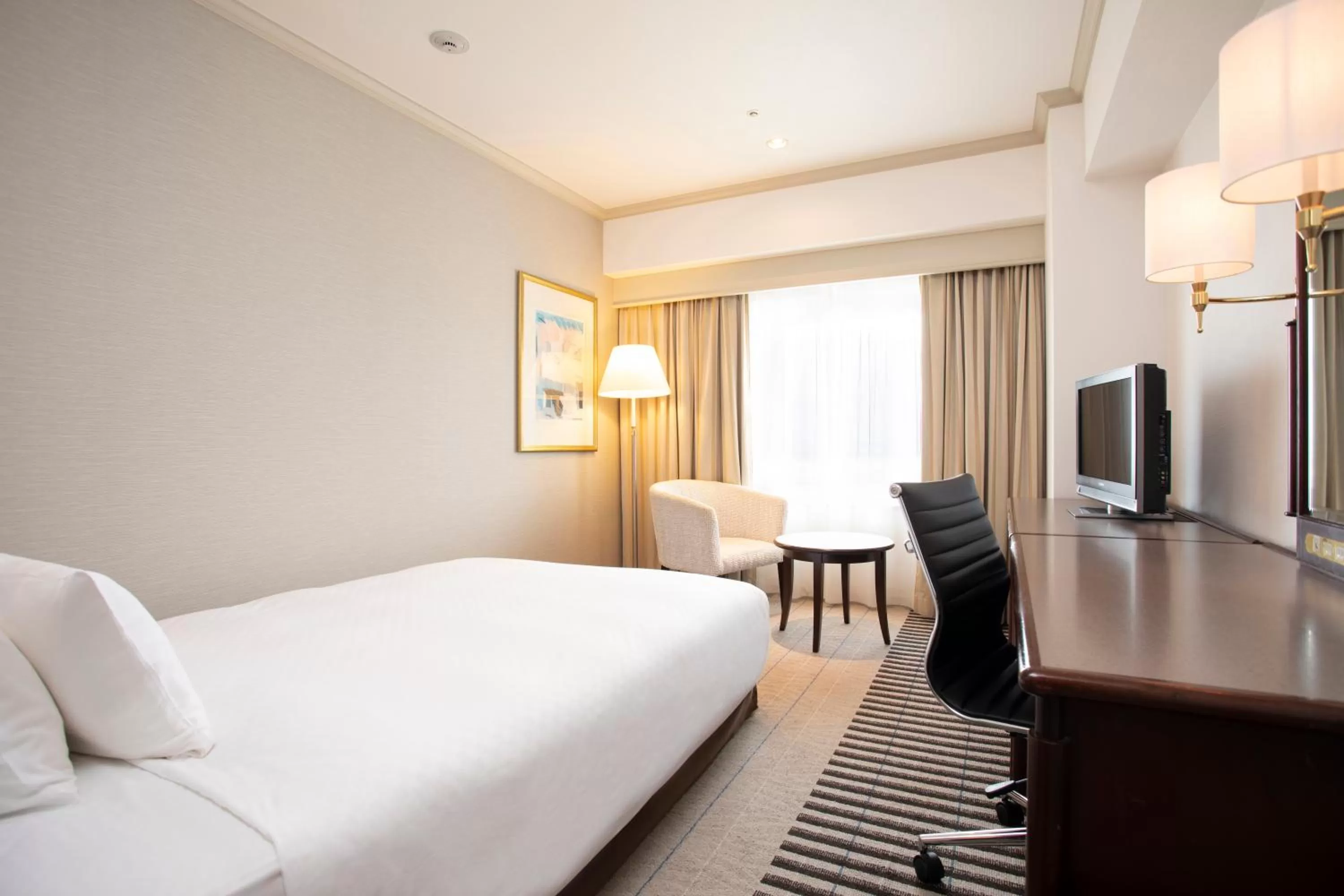 Photo of the whole room, Bed in Hotel Nikko Kansai Airport - 3 mins walk to the airport