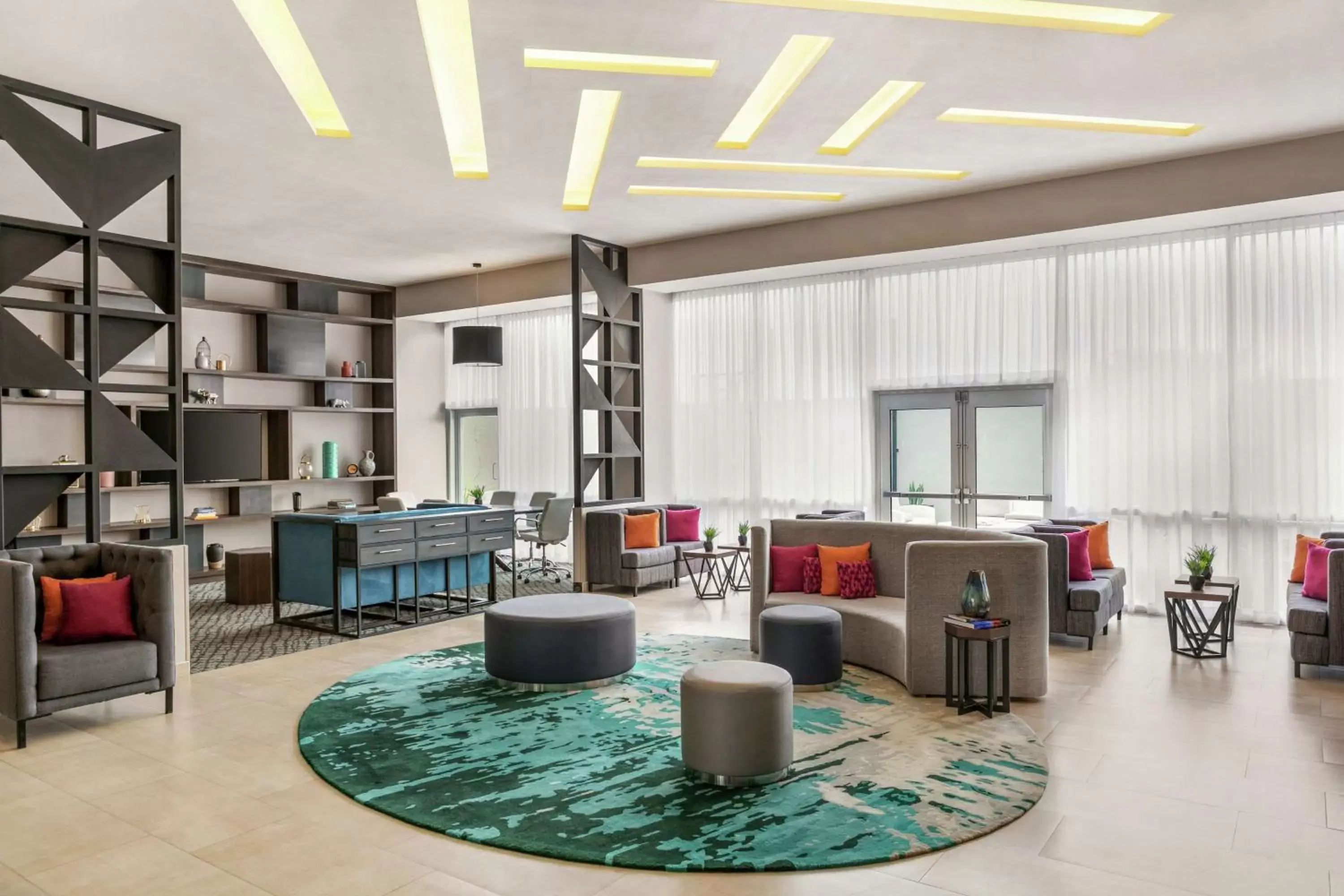 Lobby or reception, Lounge/Bar in Homewood Suites By Hilton Monterrey Apodaca