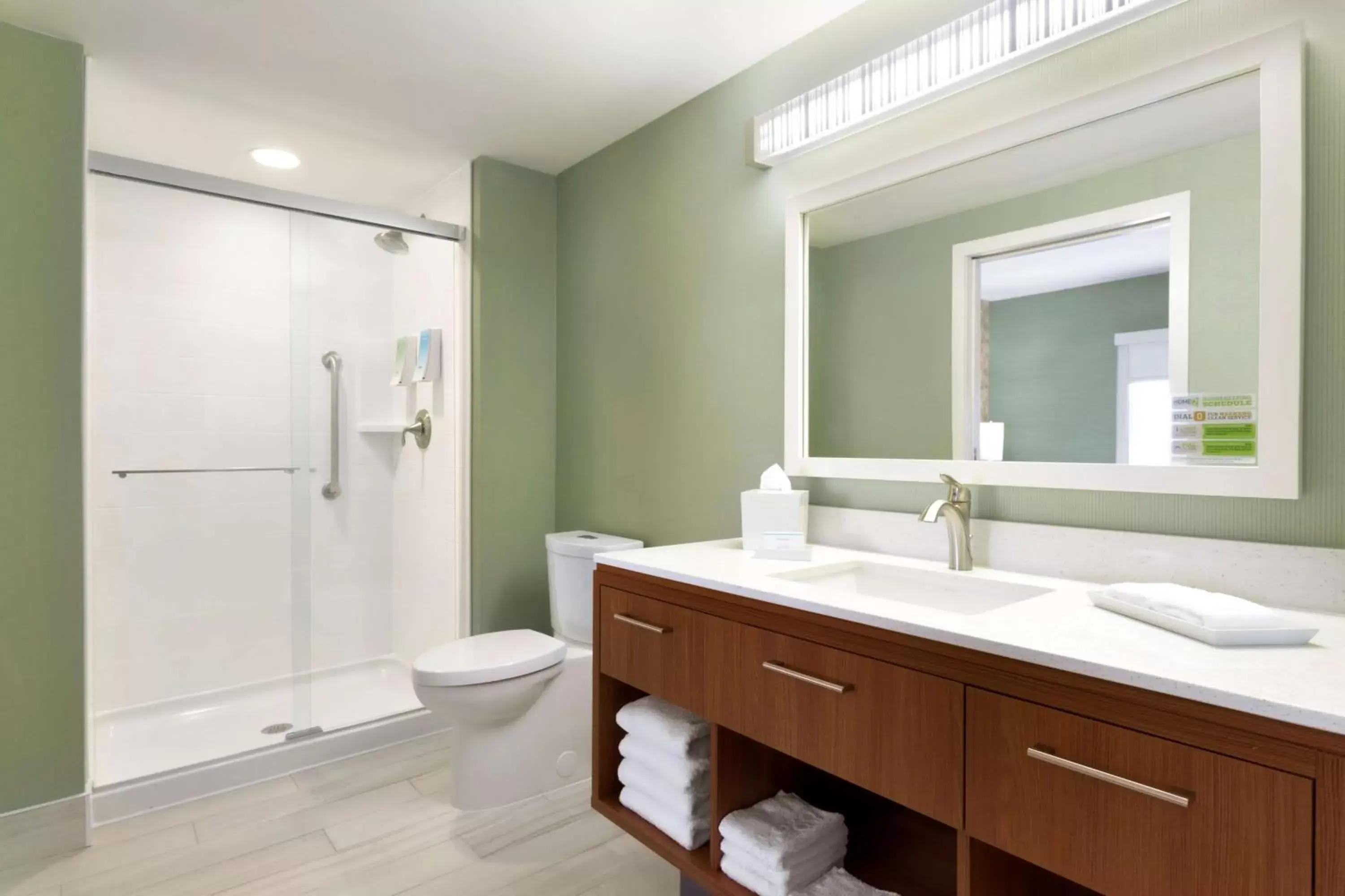 Bathroom in Home2 Suites by Hilton Milton Ontario