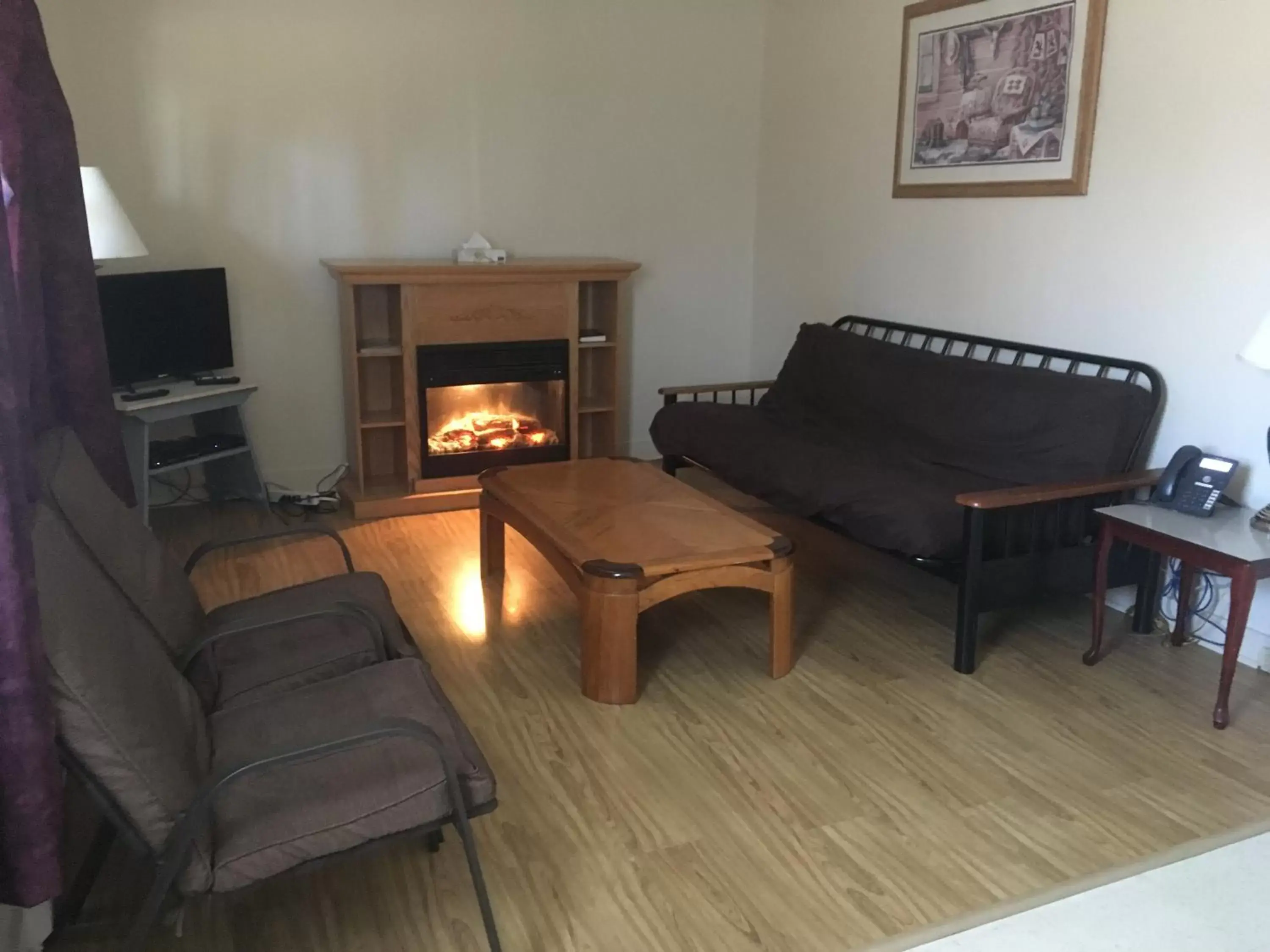 Living room, Seating Area in Fundy Spray Motel
