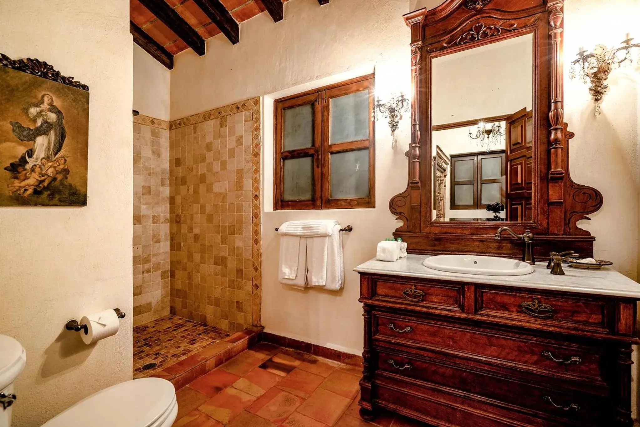 Bathroom in Hacienda San Angel