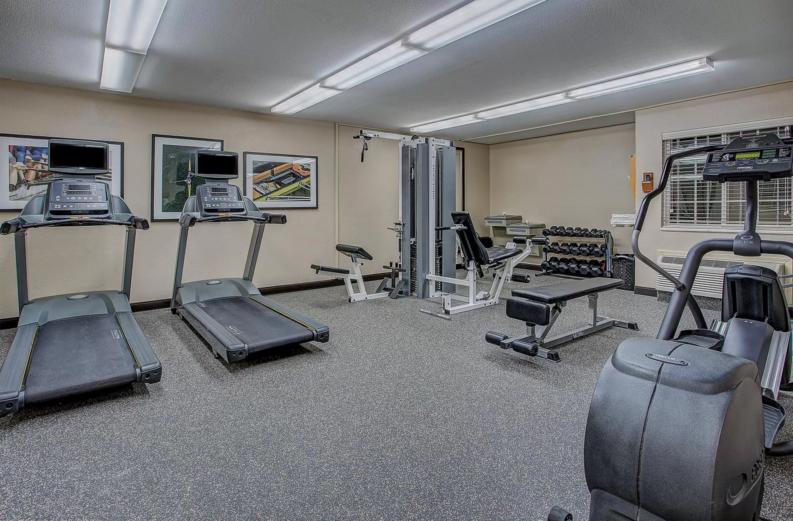 Fitness centre/facilities in Candlewood Suites Louisville Airport by IHG