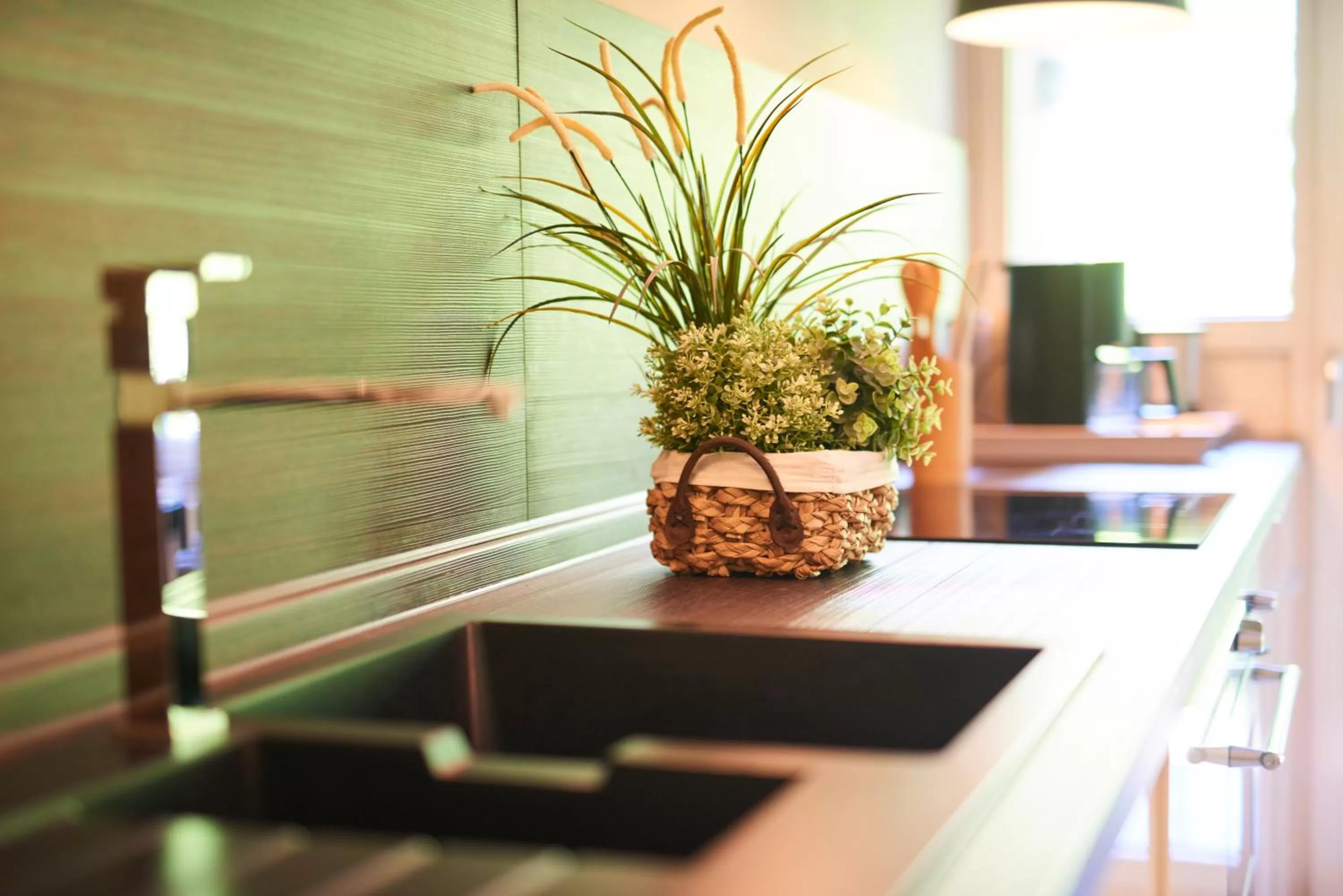 Kitchen or kitchenette in Hotel Zur Alten Brücke