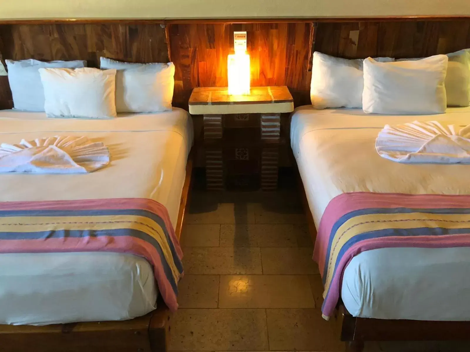 Bed in Hotel Arcoiris