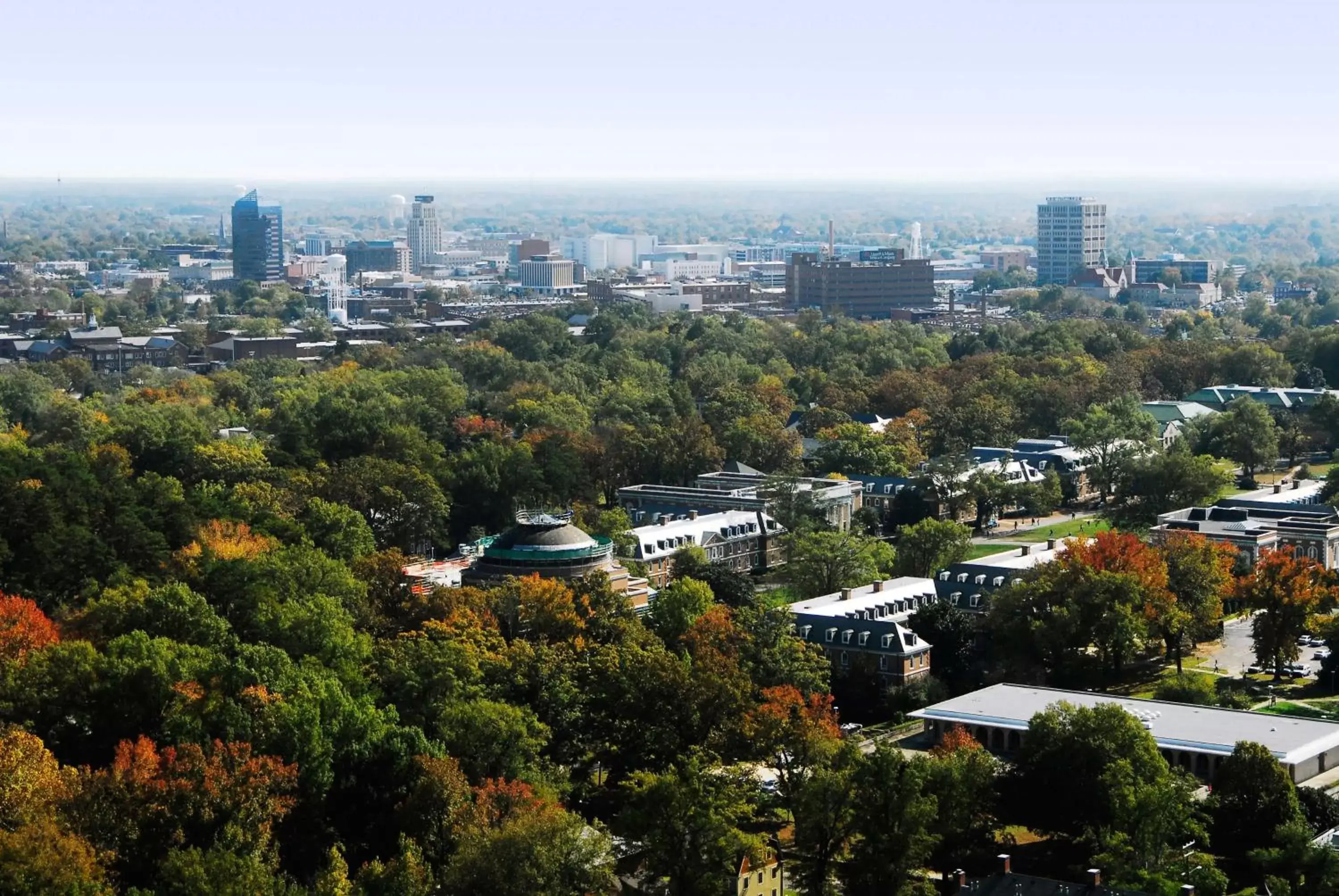 Area and facilities, Bird's-eye View in University Inn Duke