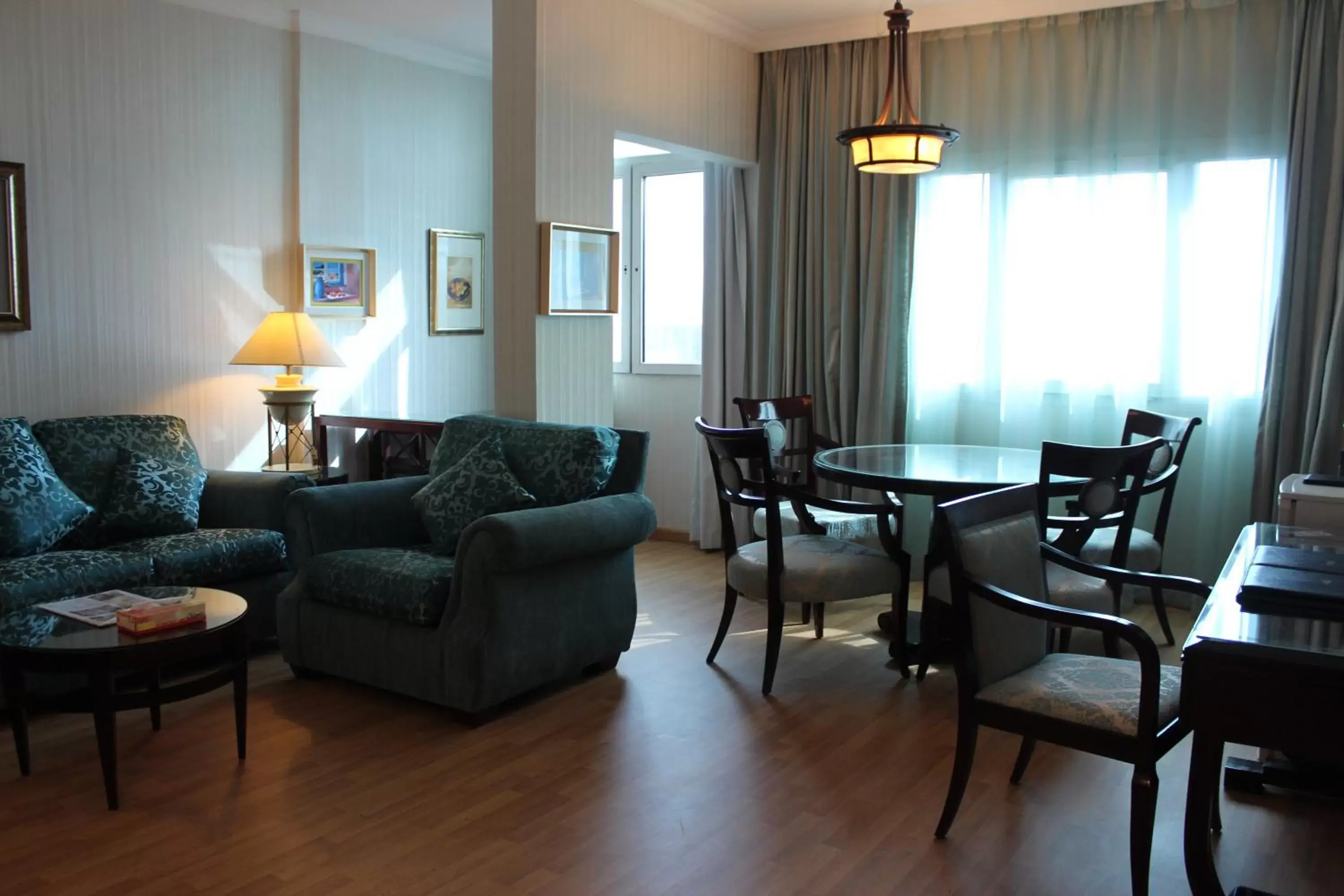Living room, Seating Area in Swiss Al Hamra Hotel