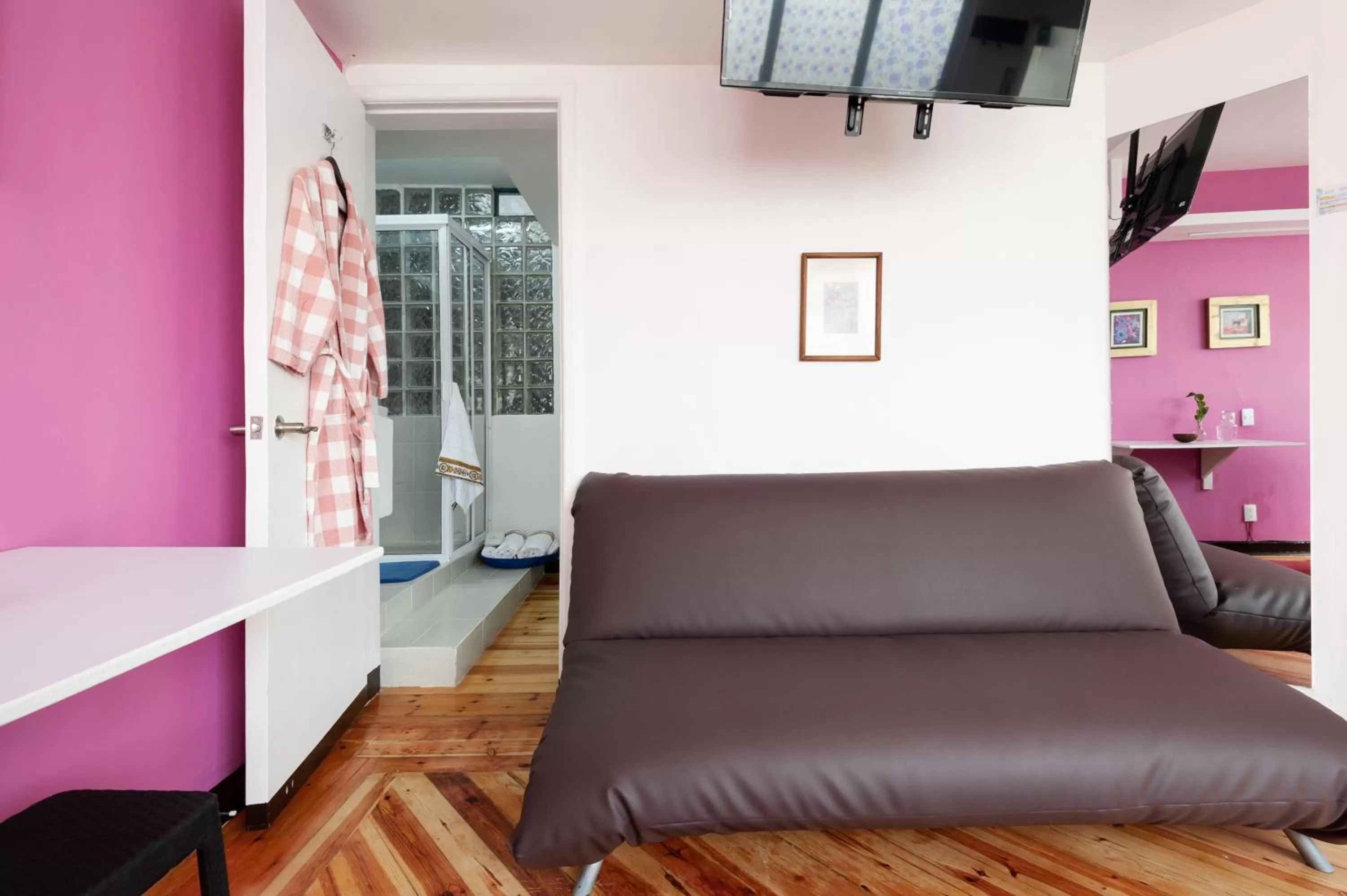 TV and multimedia in Casa Itzae B&B Polanquito Dog Friendly
